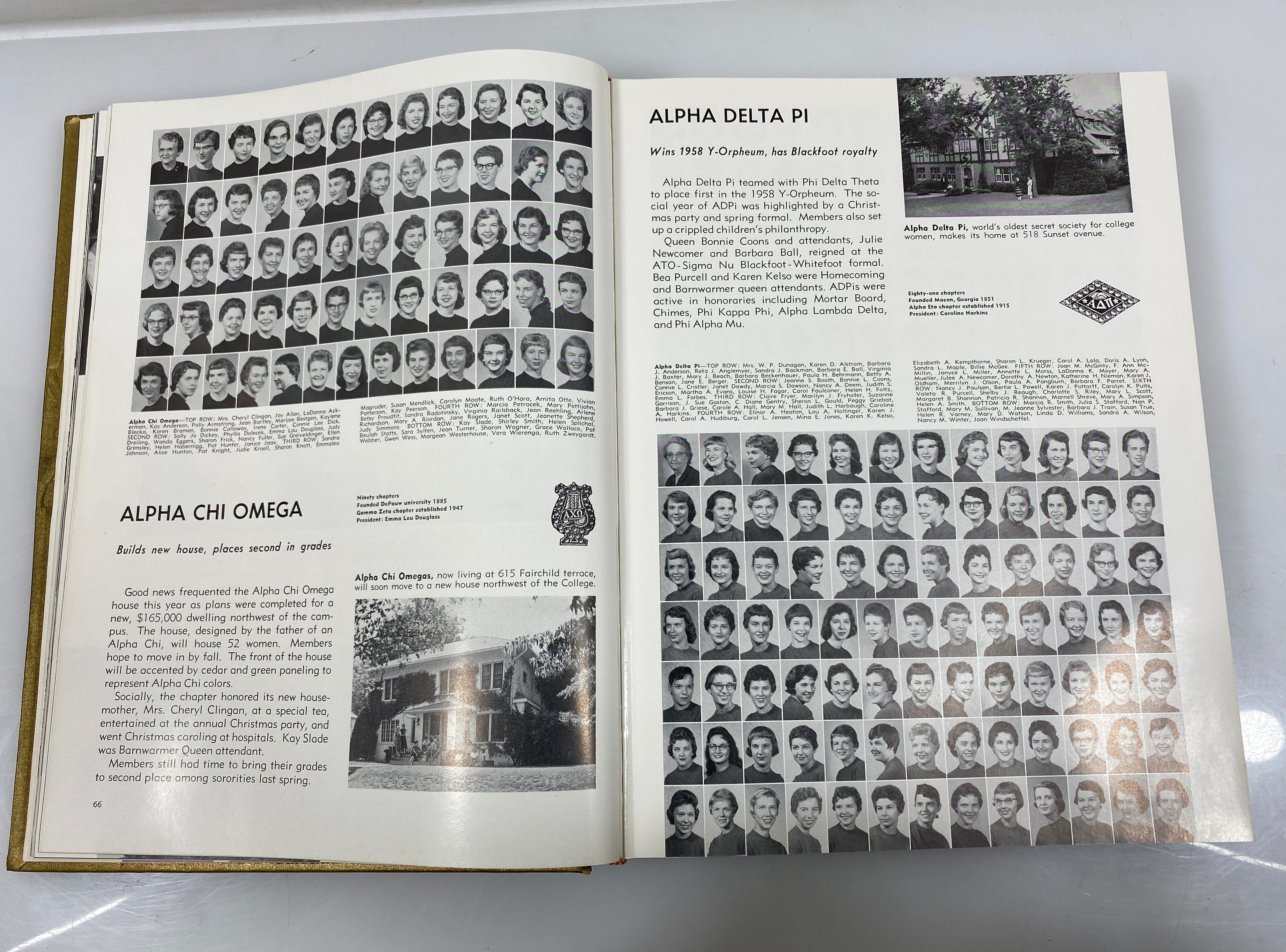 1959 Kansas State University Yearbook Royal Purple Golden Anniversary HC