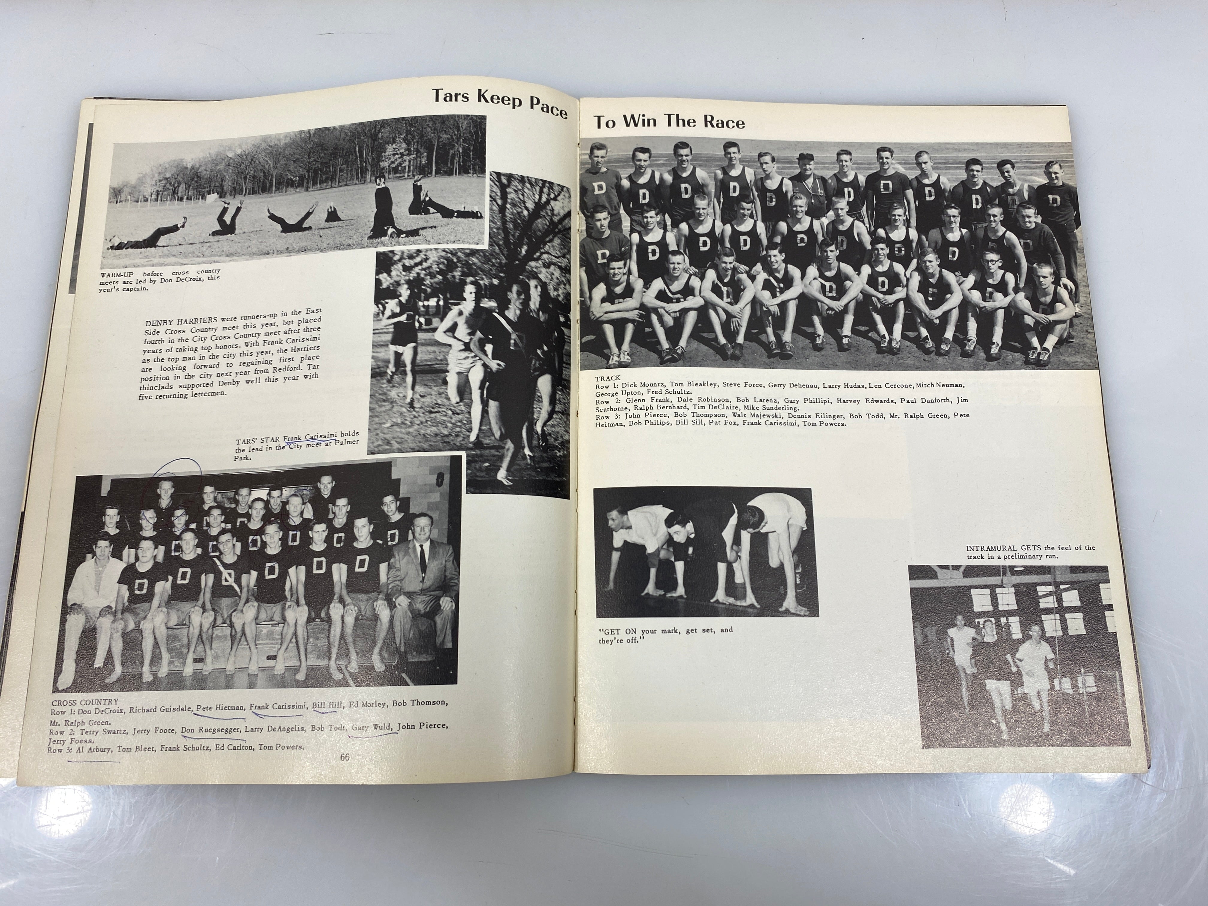 1959 "Navigator" Edwin Denby High School Yearbook Detroit MI SC