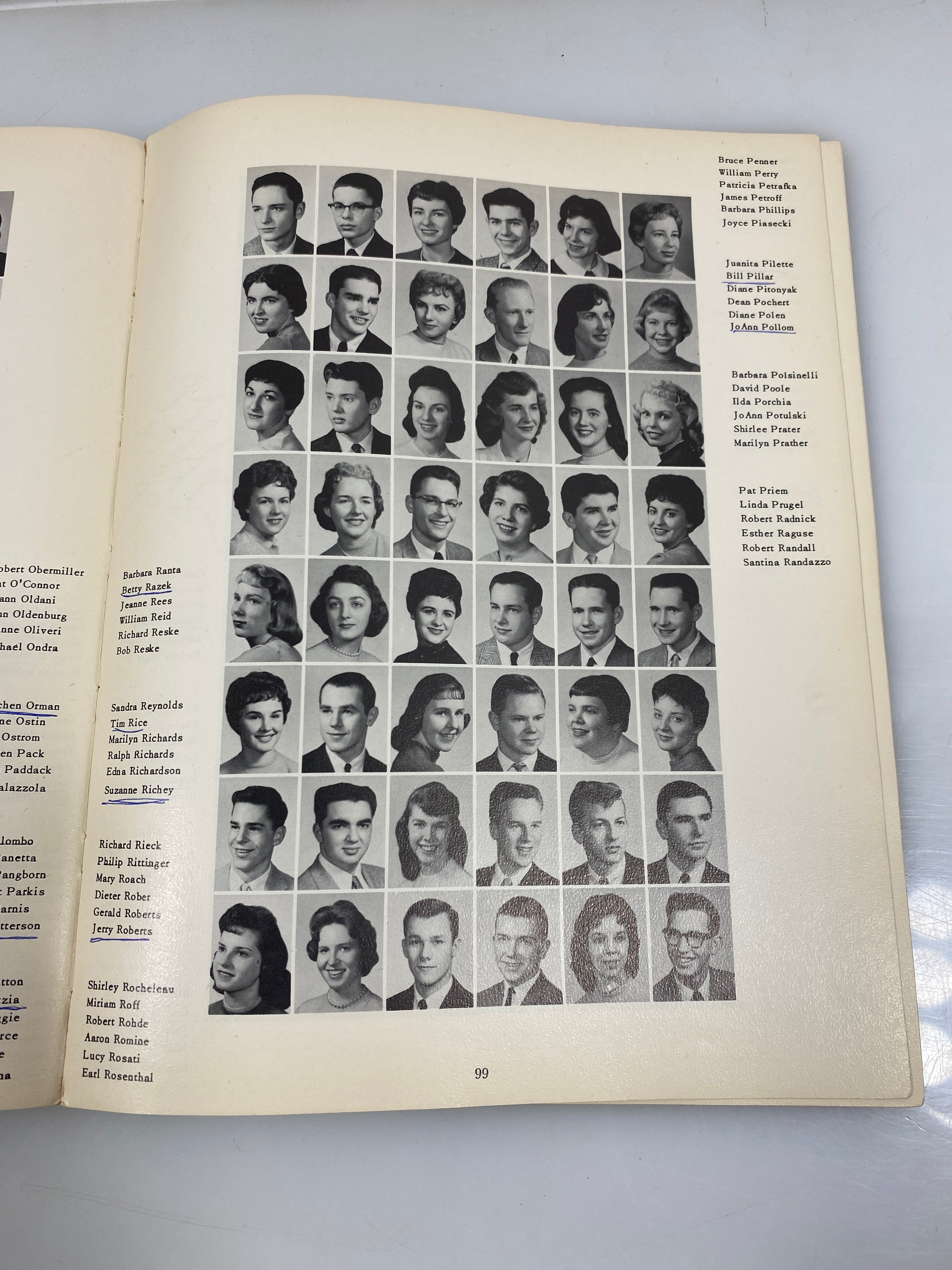 1959 "Navigator" Edwin Denby High School Yearbook Detroit MI SC