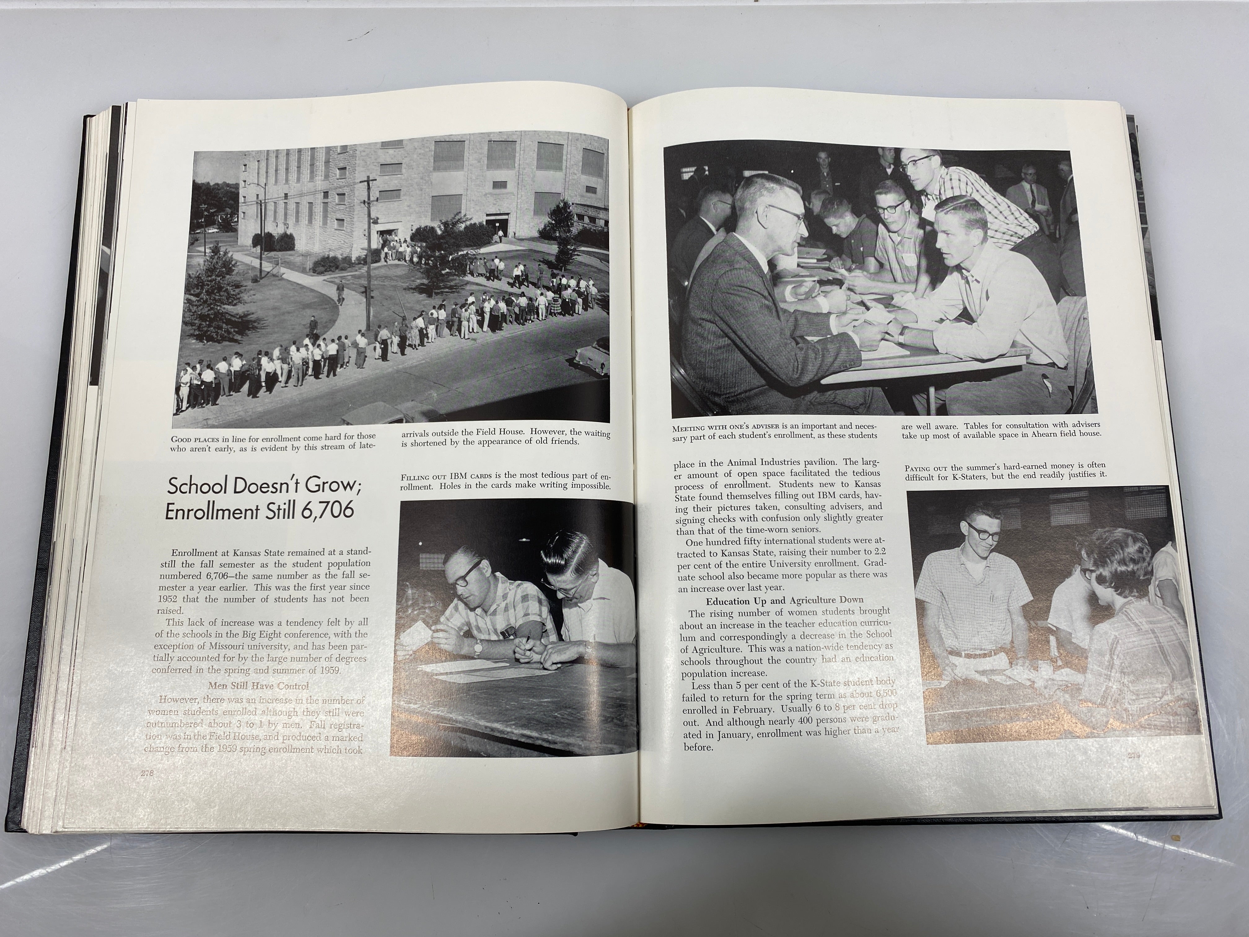 1960 Kansas State University "Royal Purple" Yearbook HC