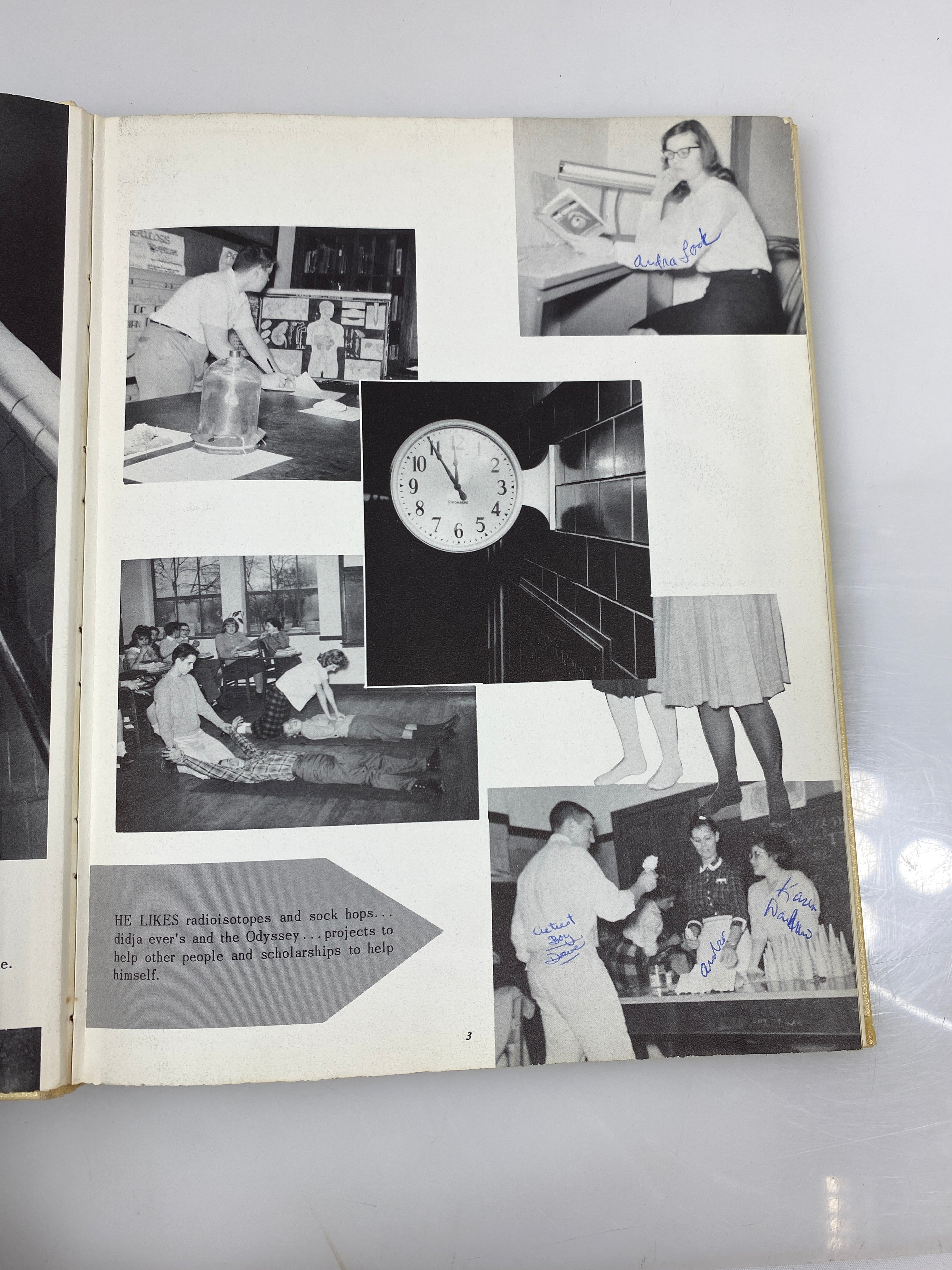 1960 "Navigator" Edwin Denby High School Yearbook Detroit MI HC