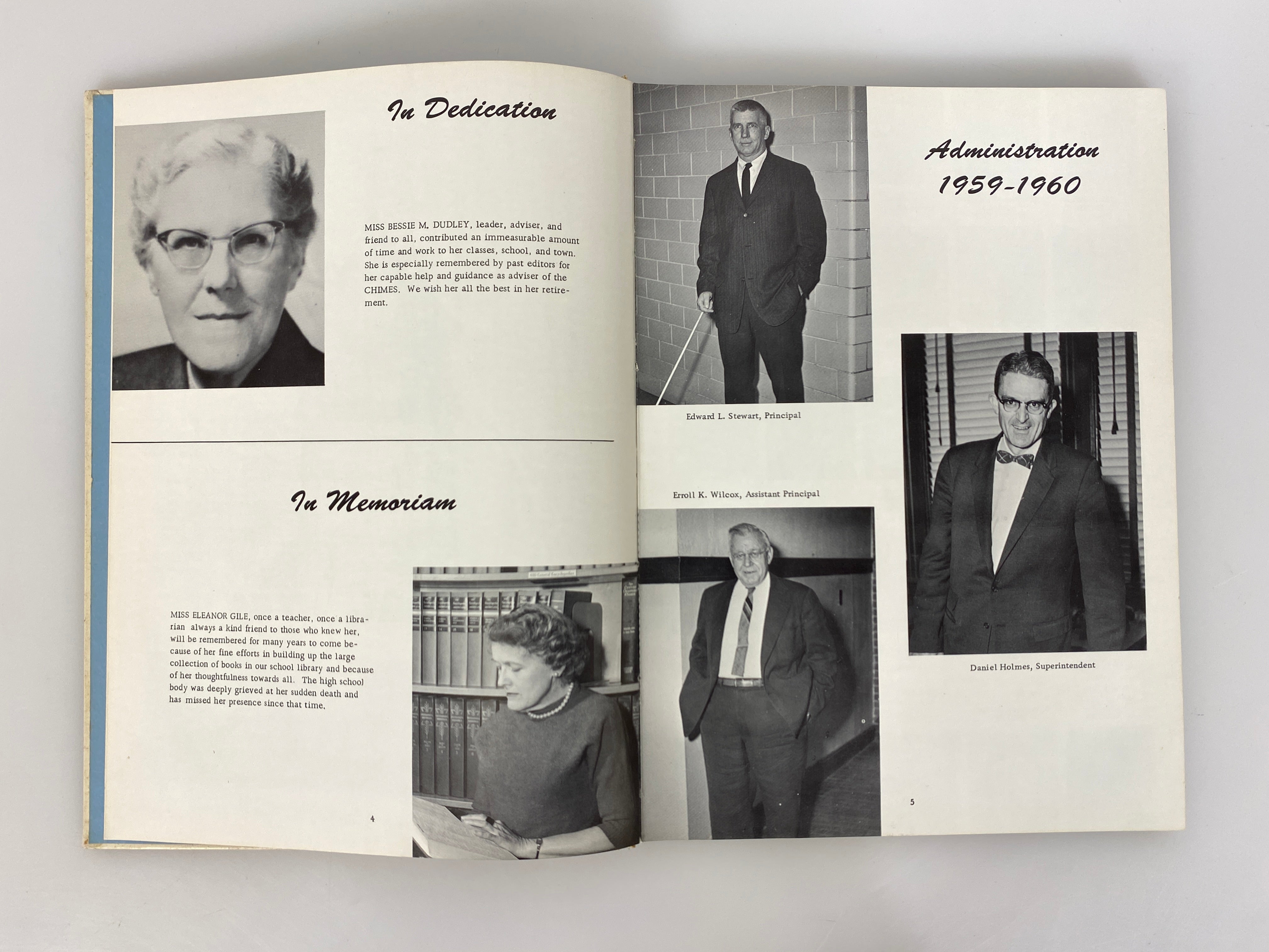 1960 Scituate High School Yearbook "The Chimes" Scituate MA HC