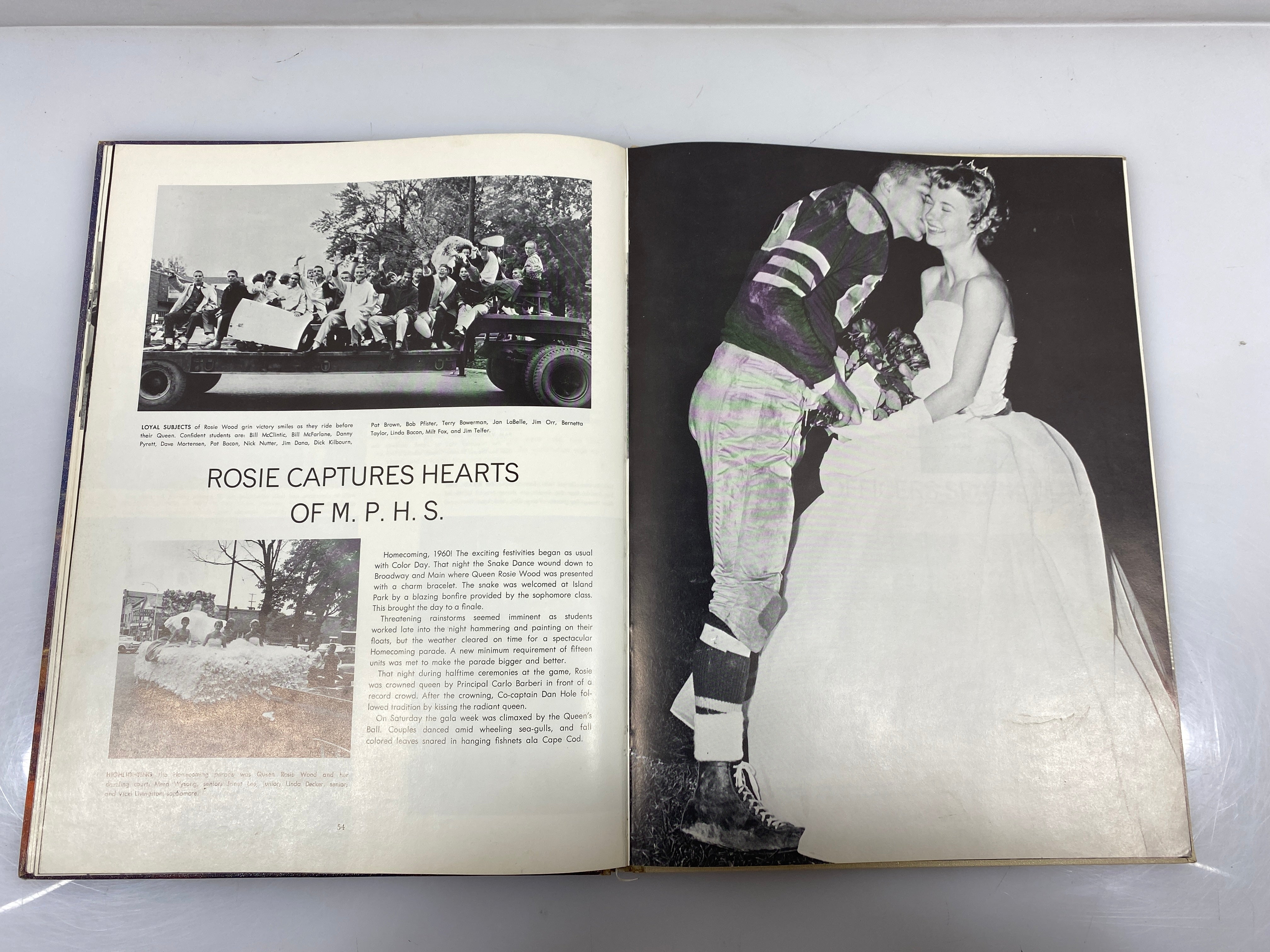 1960 "The Derrick" Mt. Pleasant High School Yearbook Mt. Pleasant Michigan