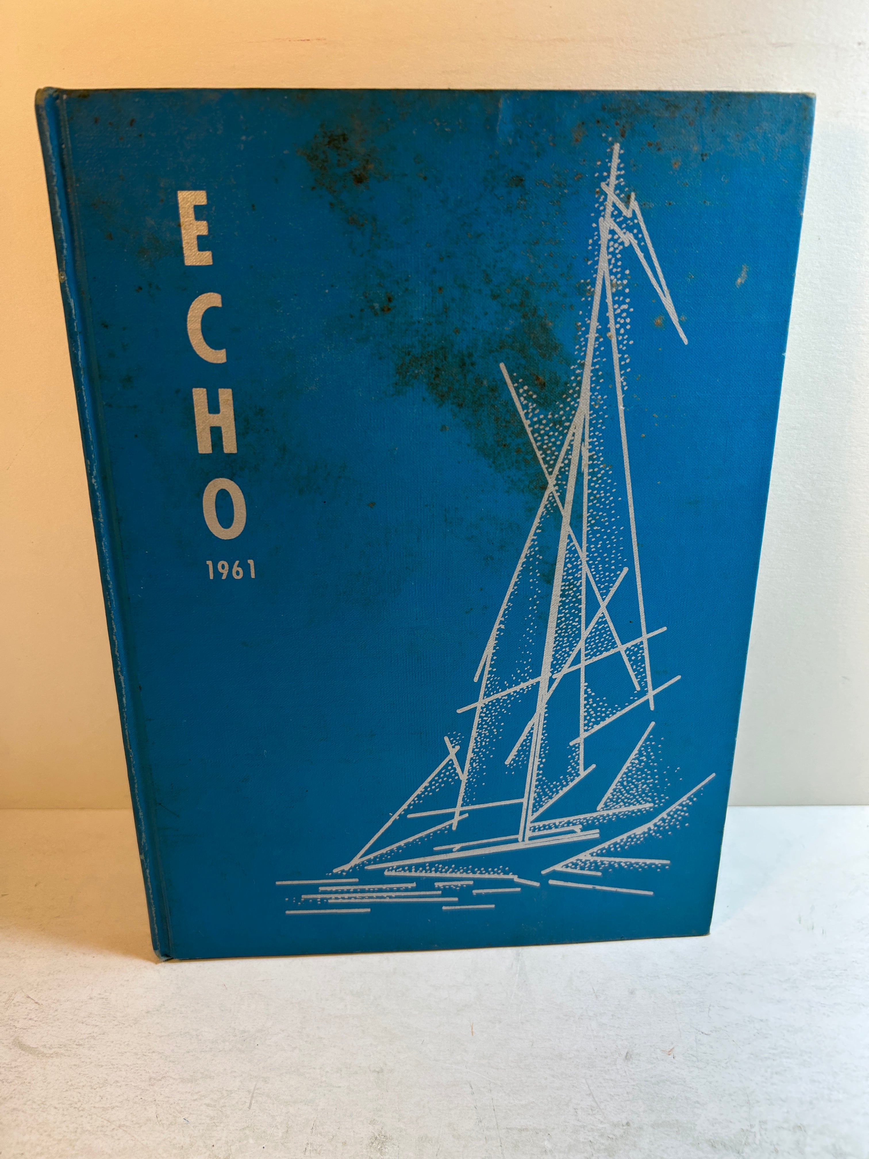1961 "Echo" Bentley High School Yearbook Flint, MI HC