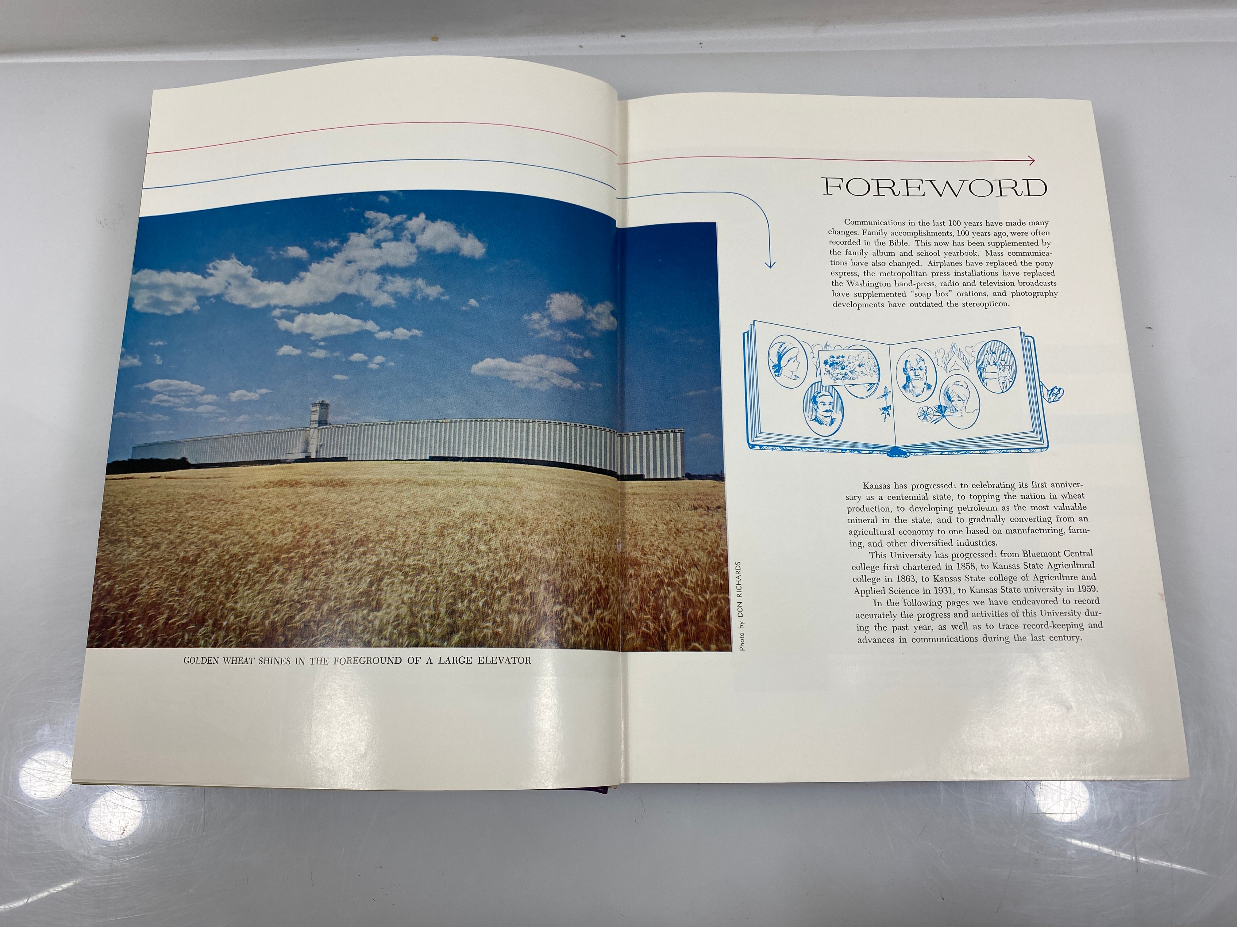 1961 Kansas State University "Royal Purple" Yearbook HC