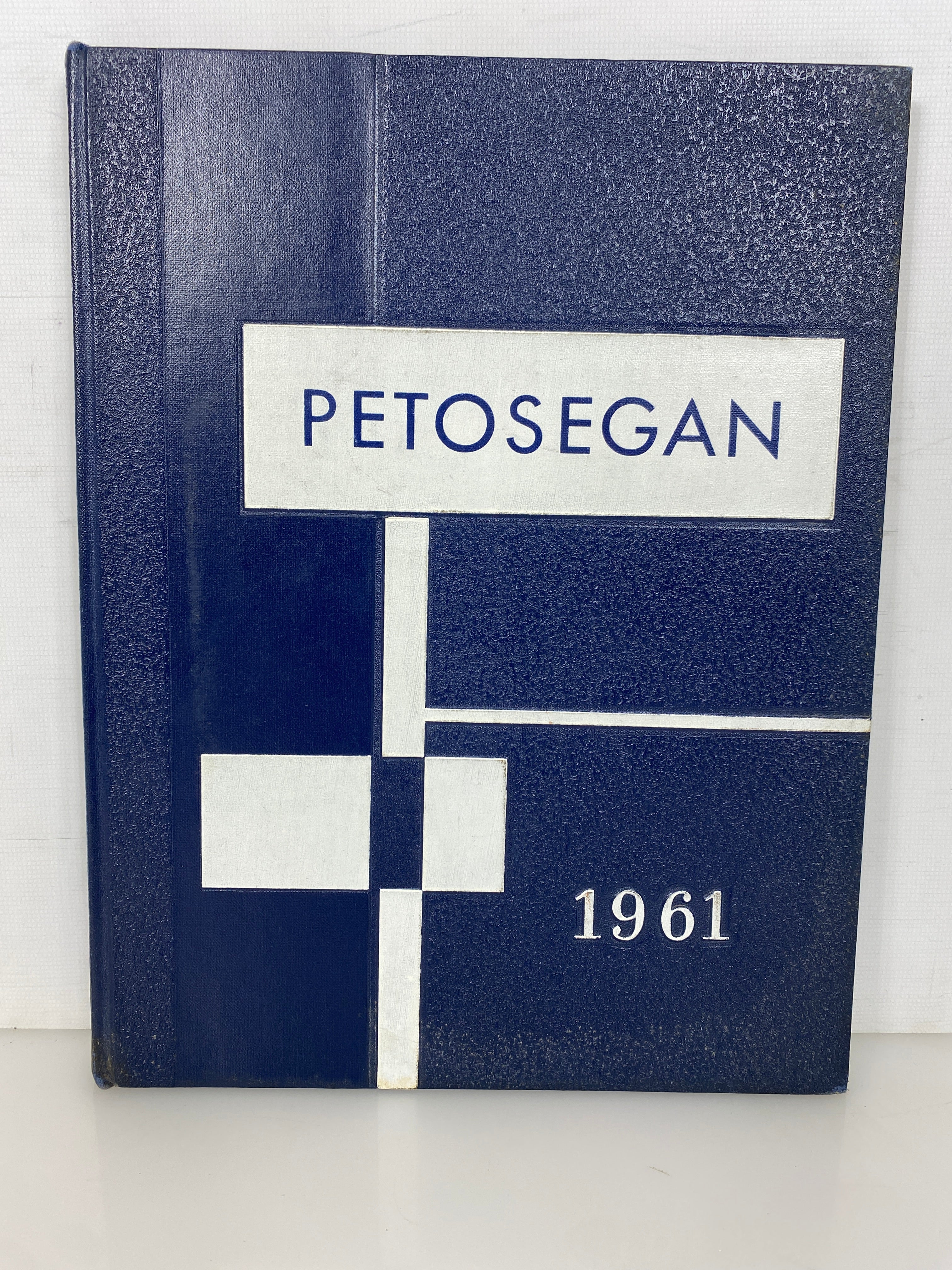 1961 Petoskey High School Yearbook "Petosegan" Petoskey Michigan HC