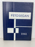 1961 Petoskey High School Yearbook "Petosegan" Petoskey Michigan HC