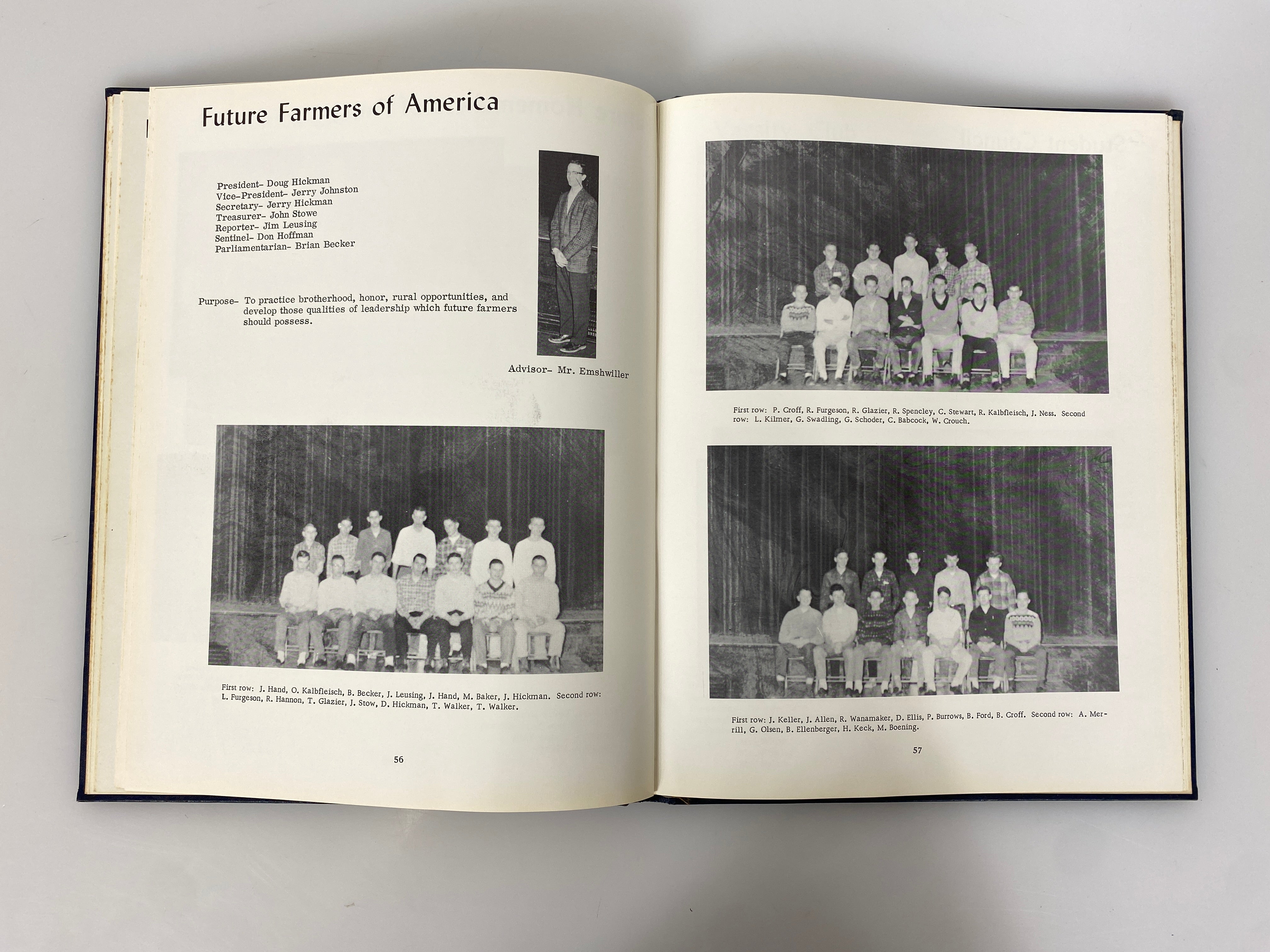 1961 Petoskey High School Yearbook "Petosegan" Petoskey Michigan HC