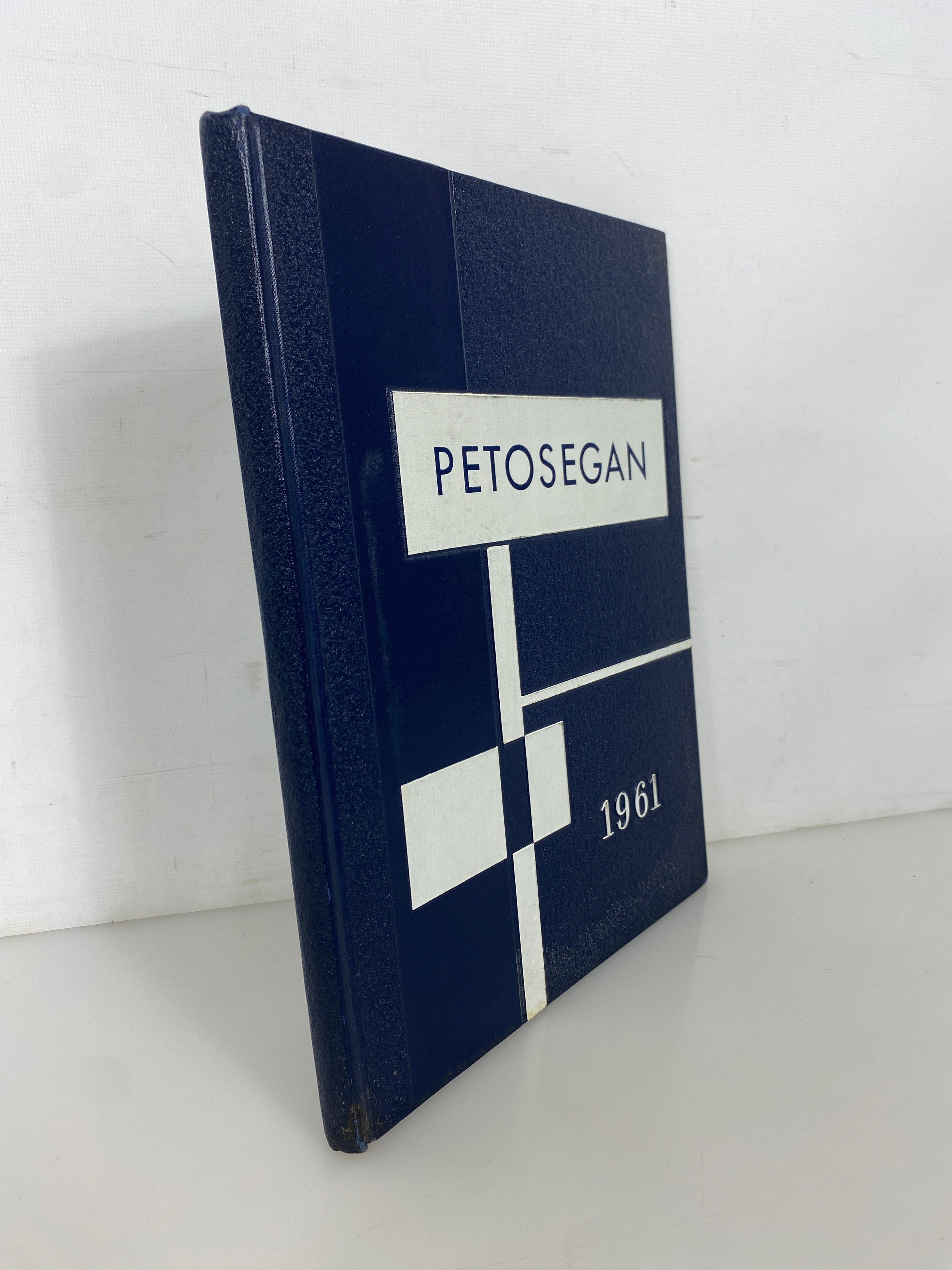 1961 Petoskey High School Yearbook "Petosegan" Petoskey Michigan HC