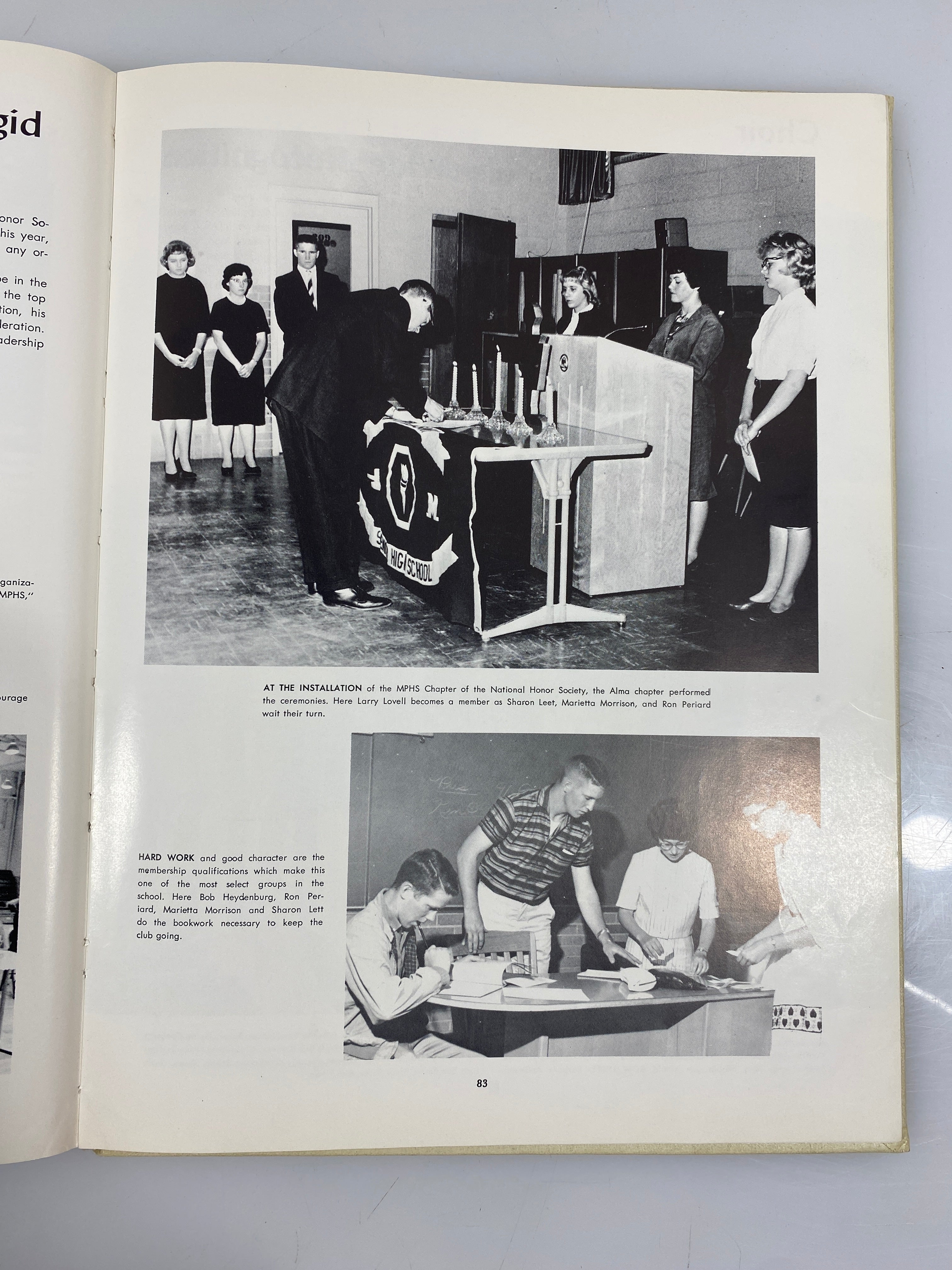 1961 "The Derrick" Mt. Pleasant High School Yearbook Mt. Pleasant Michigan