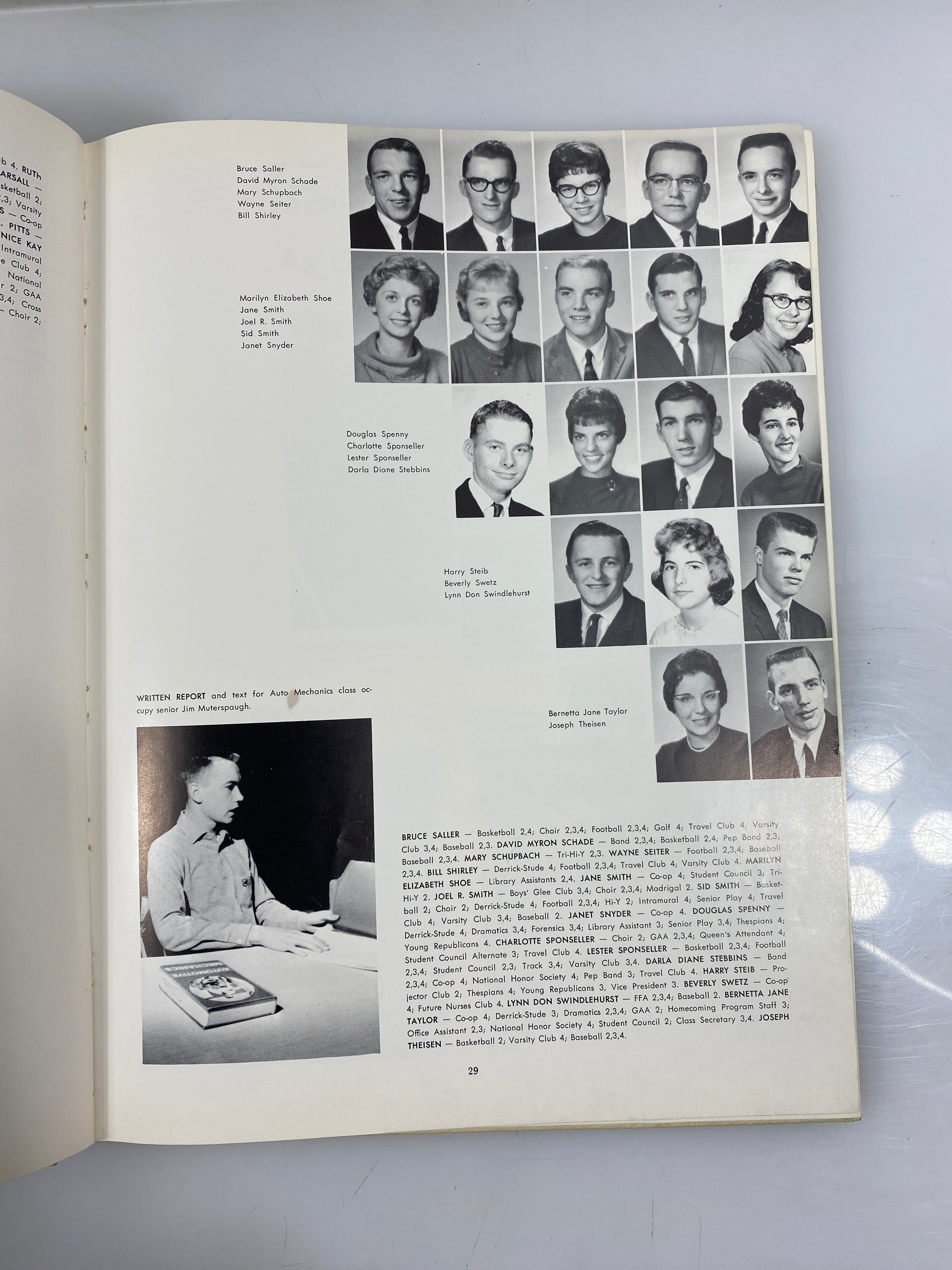 1961 "The Derrick" Mt. Pleasant High School Yearbook Mt. Pleasant Michigan
