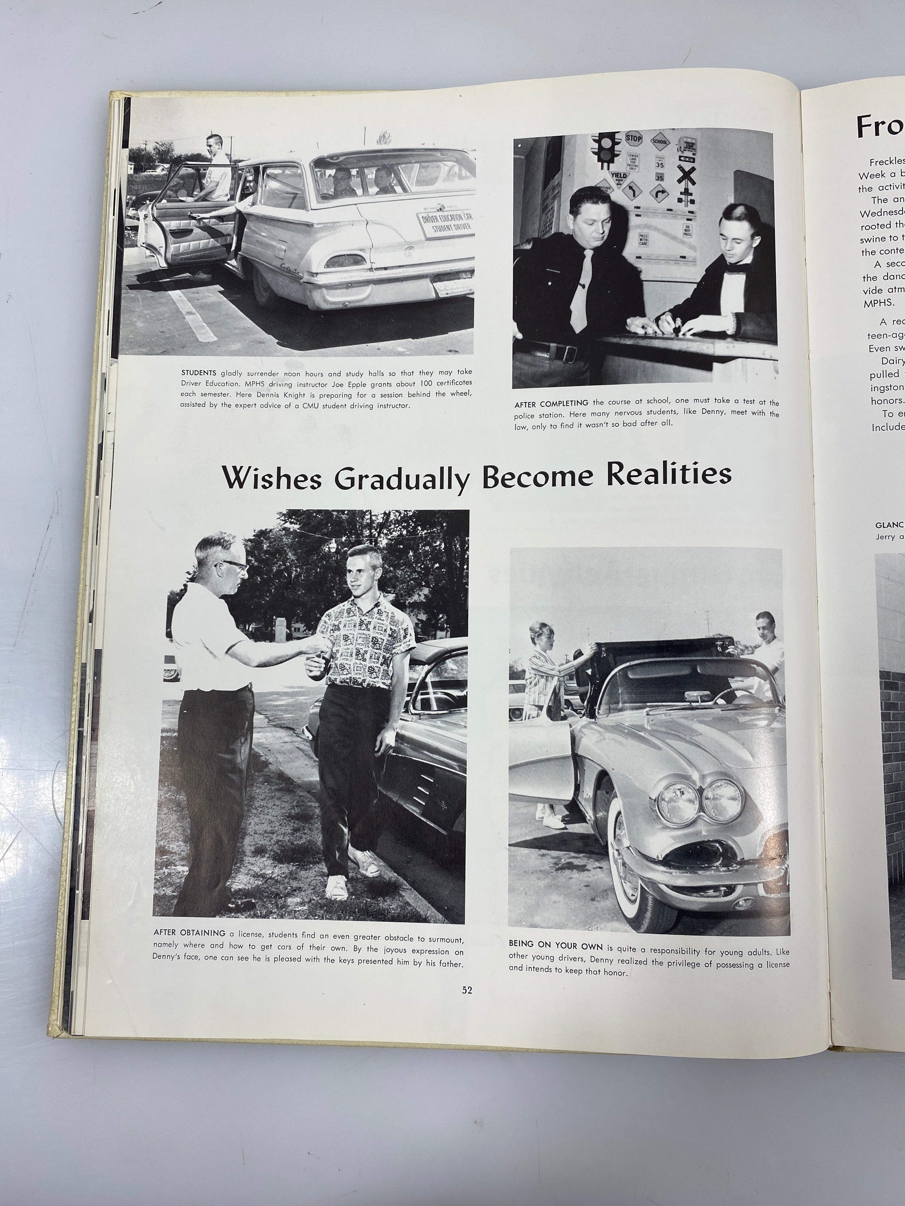 1961 "The Derrick" Mt. Pleasant High School Yearbook Mt. Pleasant Michigan