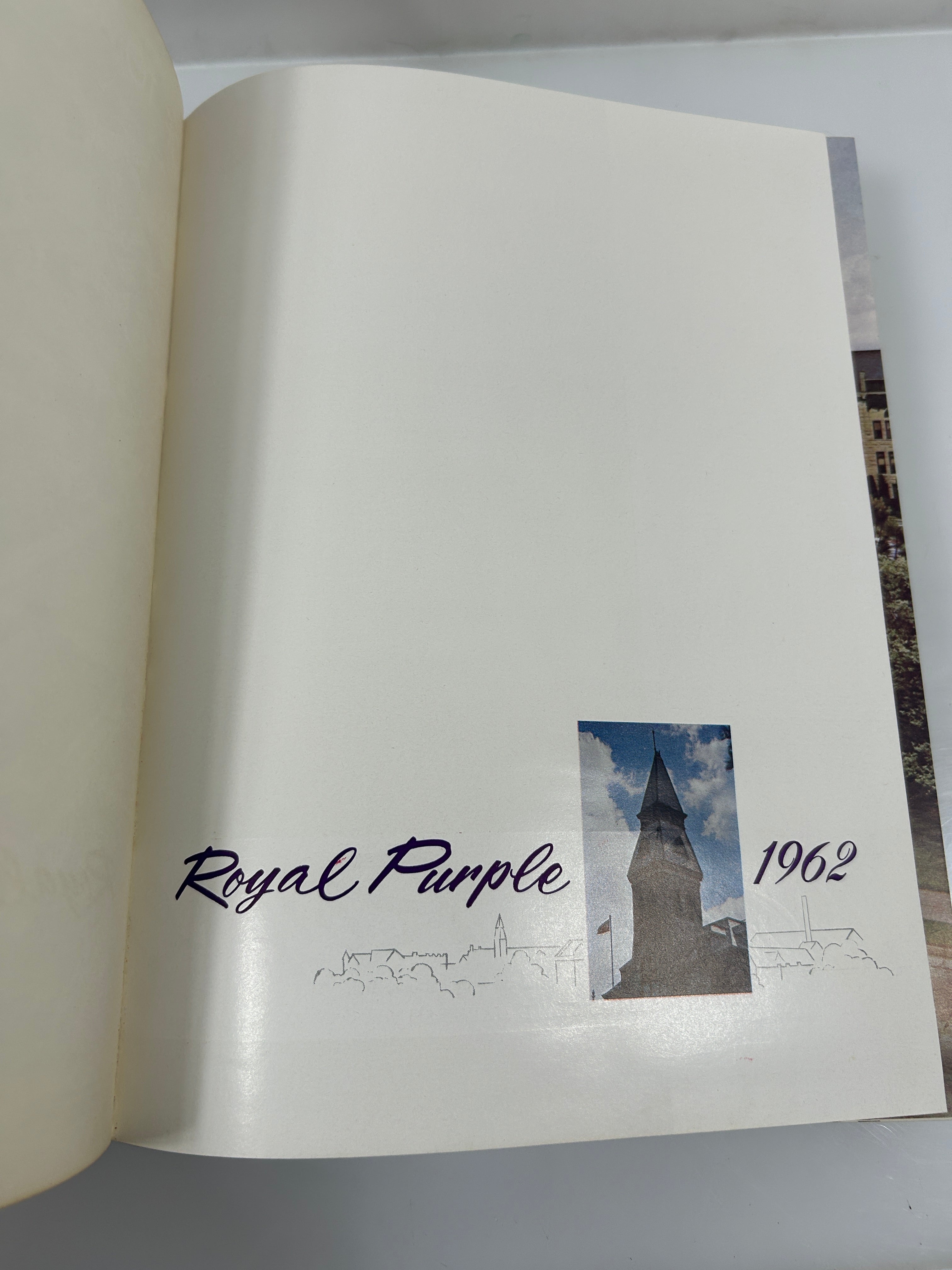 1962 Kansas State University "Royal Purple" Yearbook HC