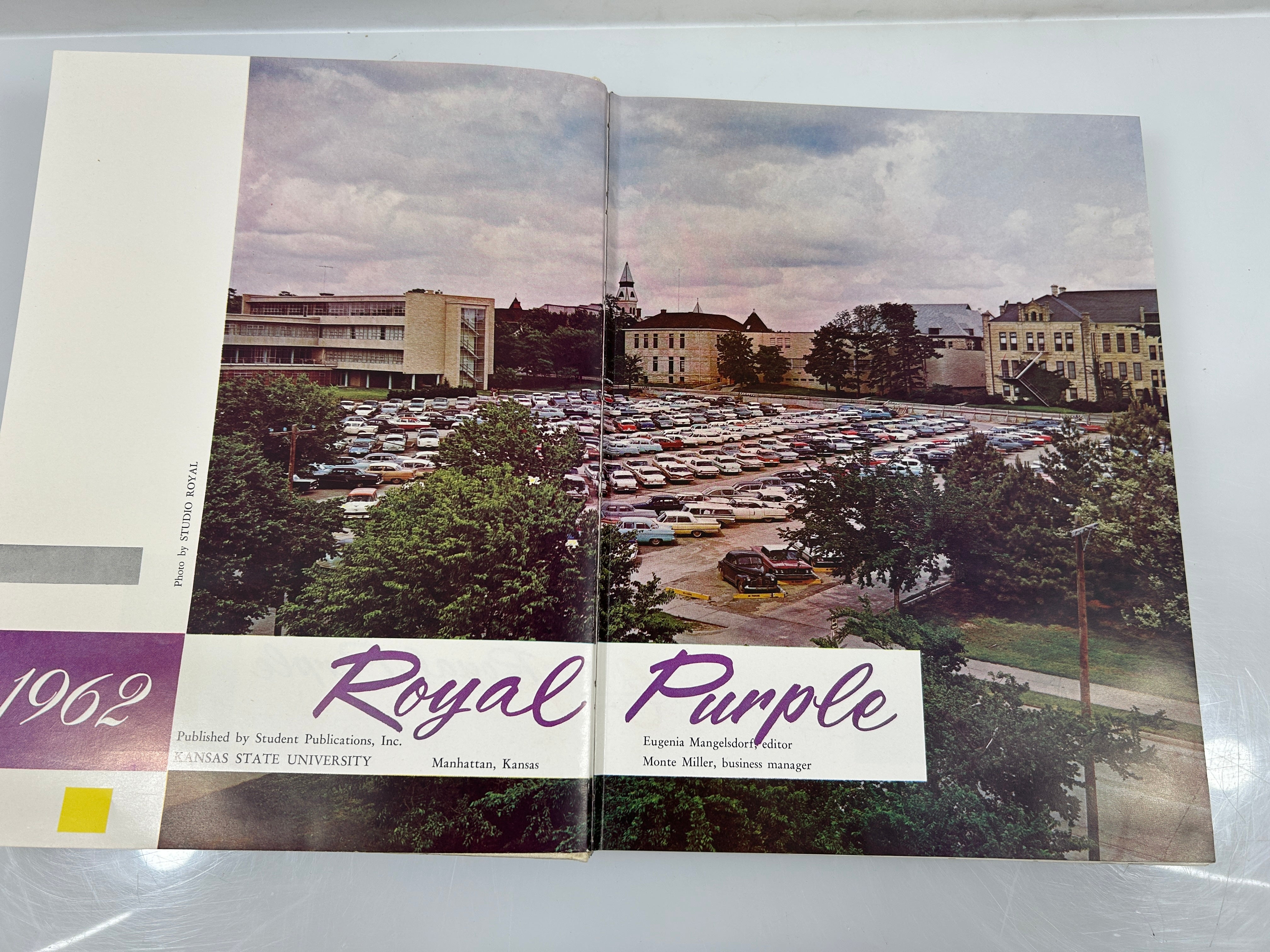 1962 Kansas State University "Royal Purple" Yearbook HC