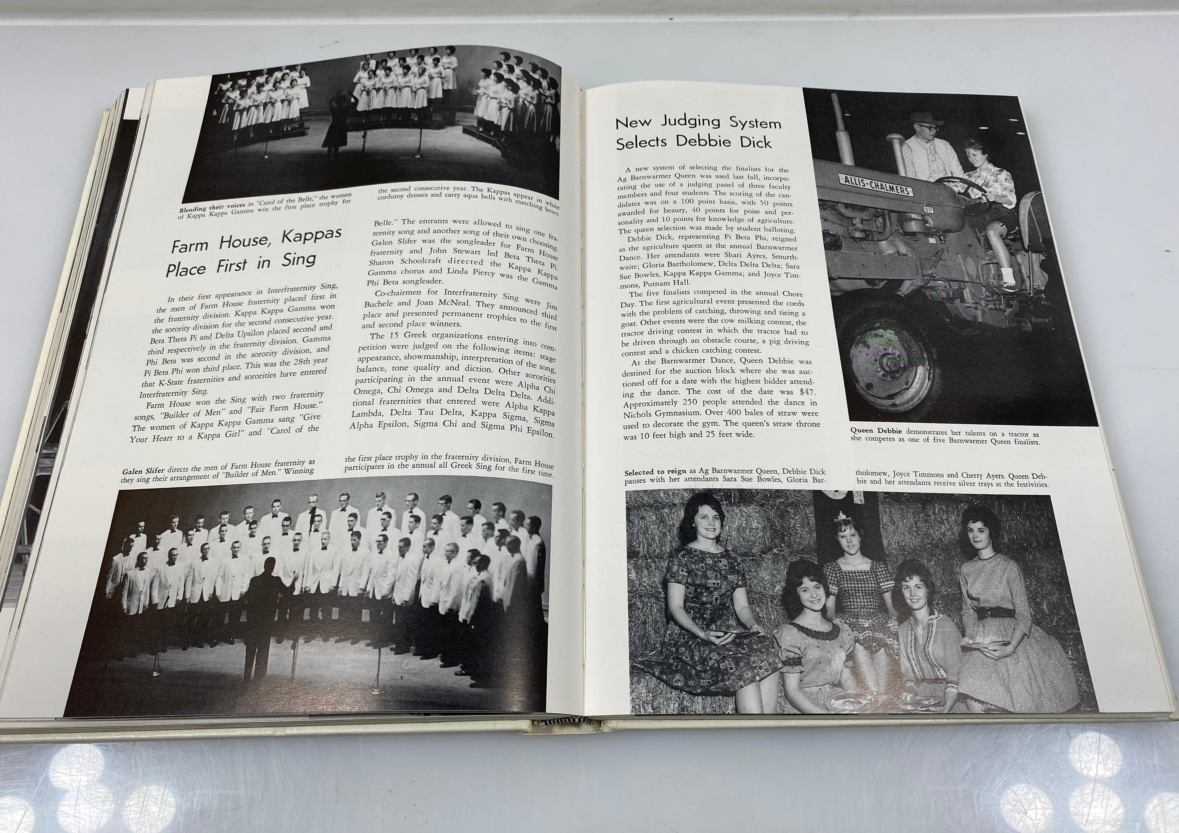 1962 Kansas State University "Royal Purple" Yearbook HC