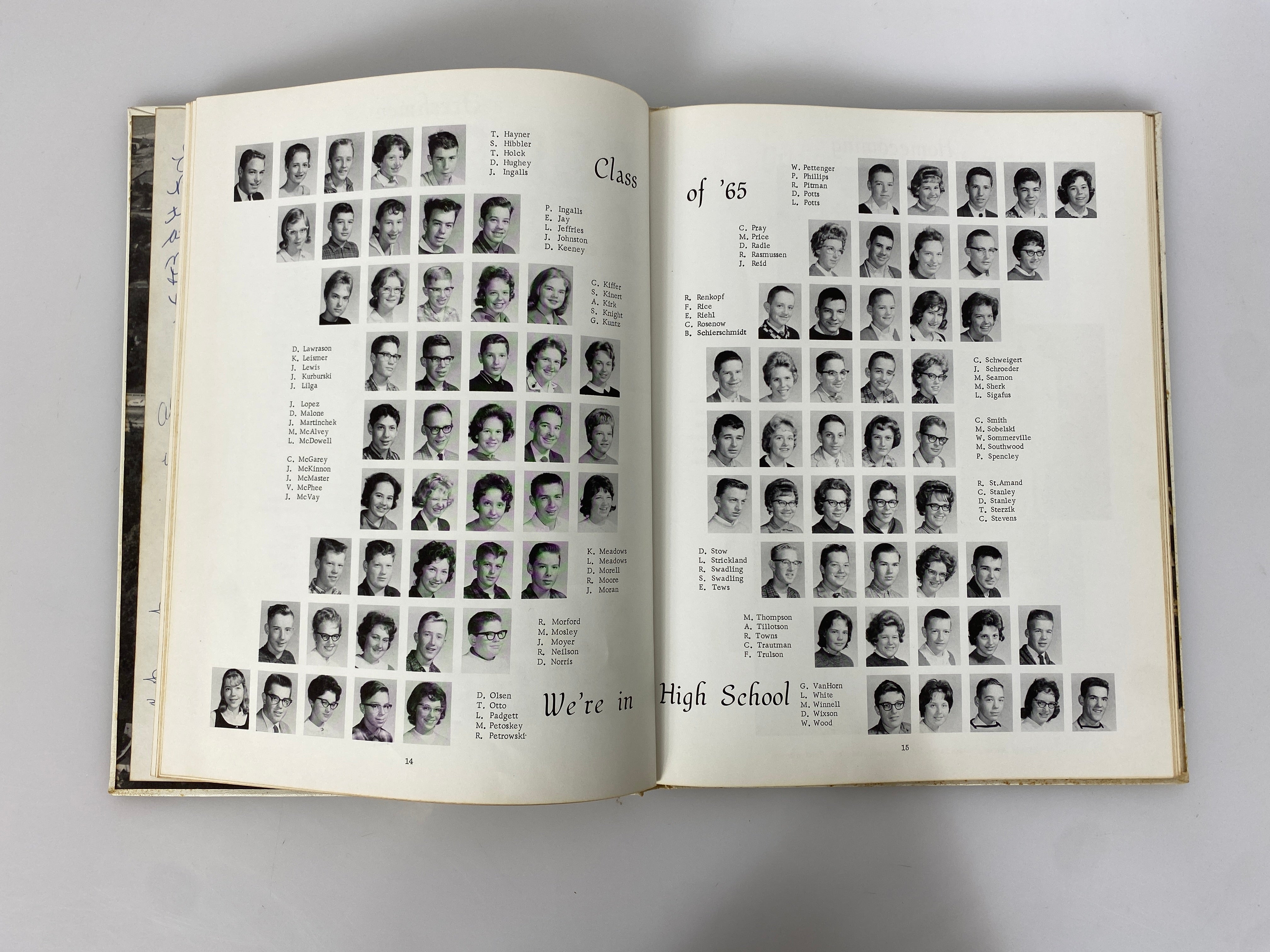 1962 Petoskey High School Yearbook "Petosegan" Petoskey Michigan HC
