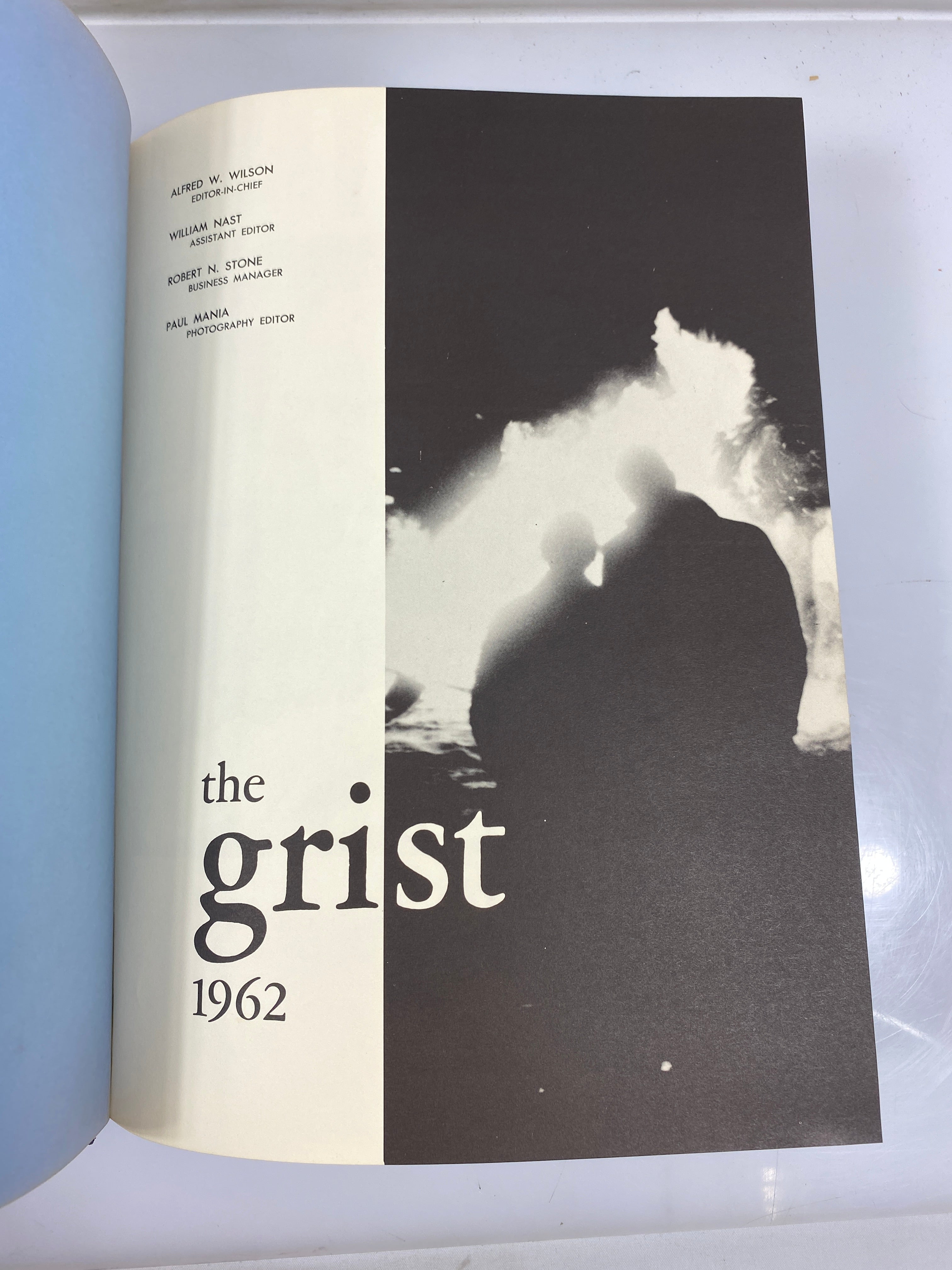 1962 University of Rhode Island Yearbook "Grist" Kingston RI HC