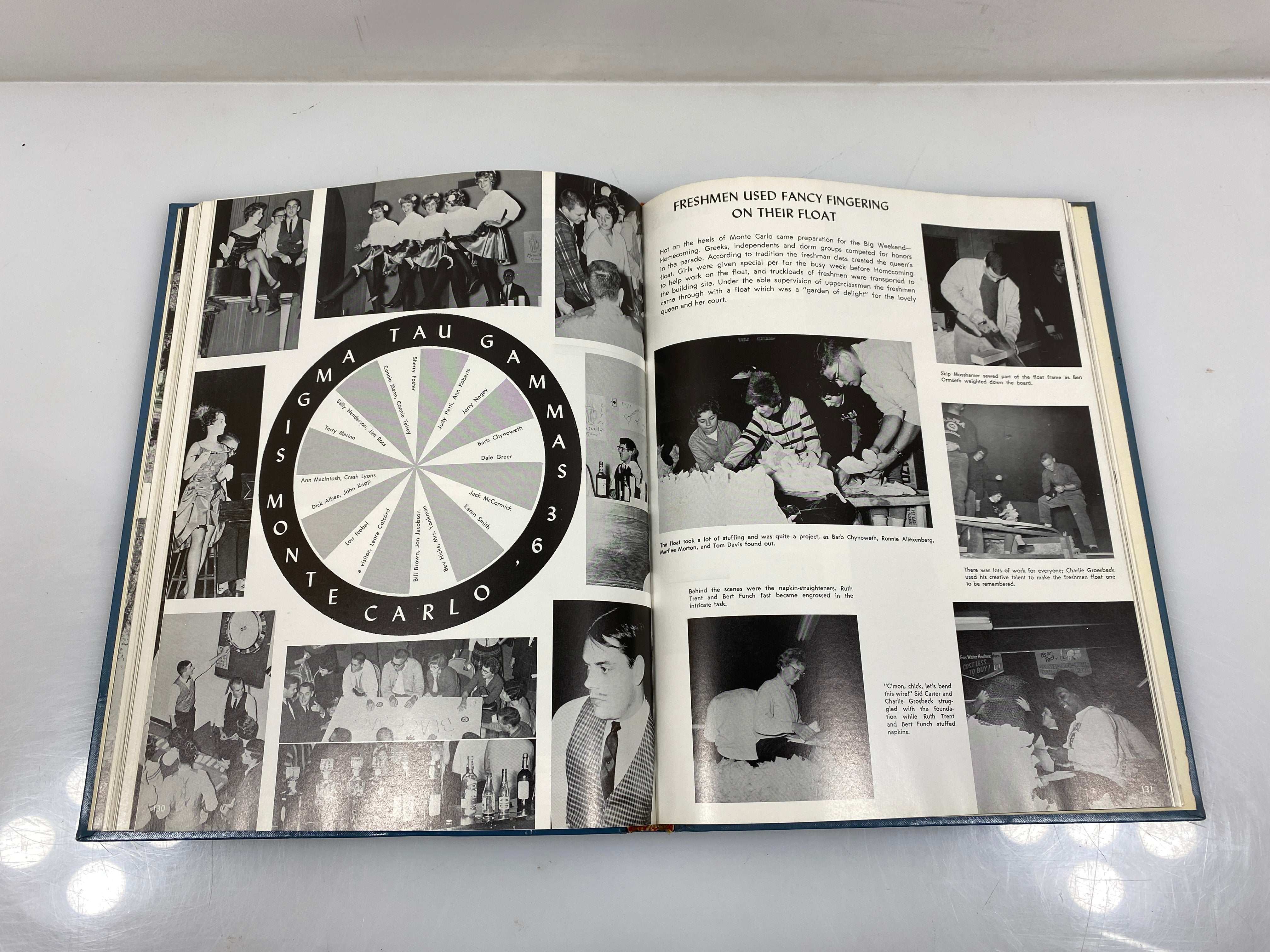 1963 Alma College "Scotsman" Yearbook Alma Michigan HC