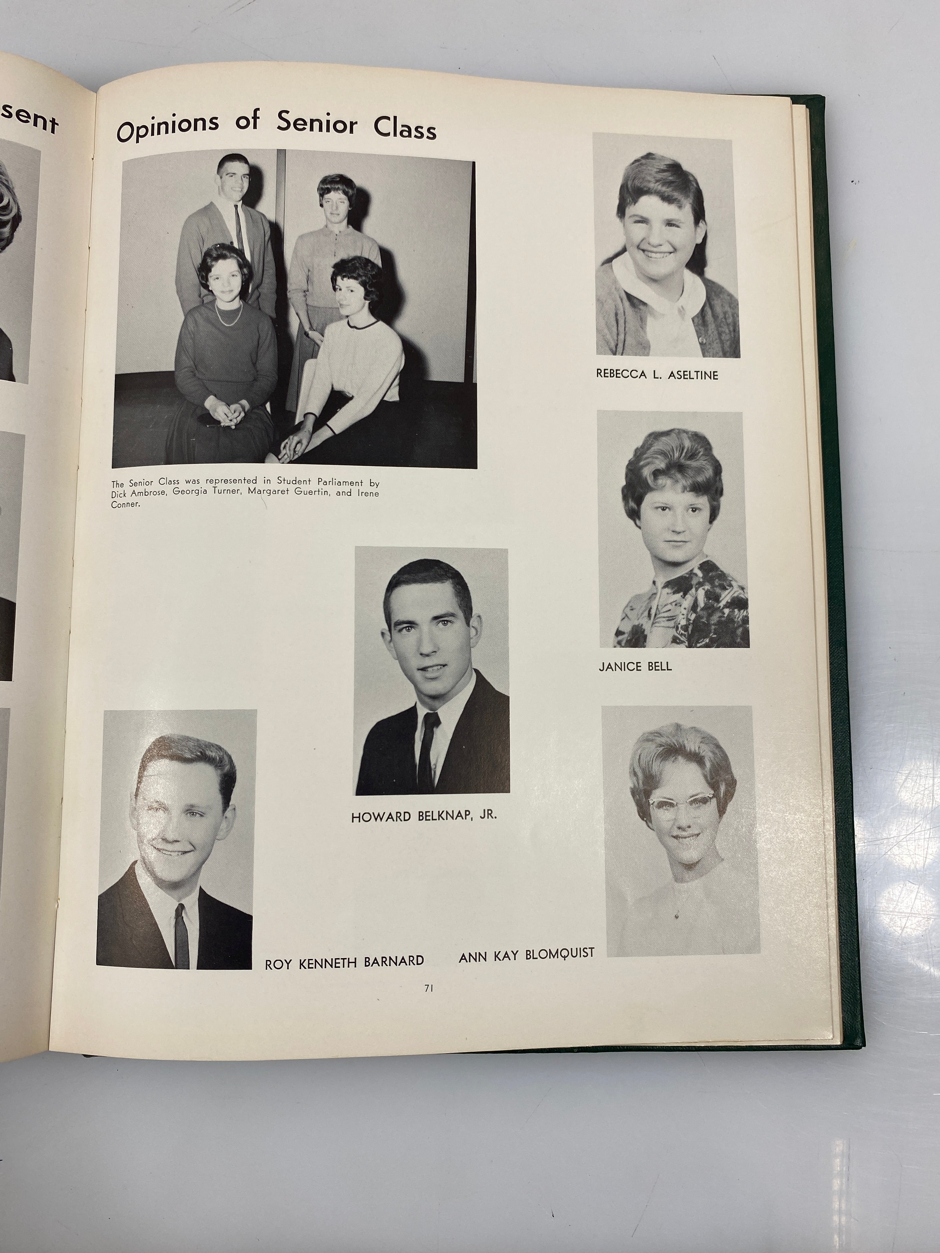 1963 Okemos High School Yearbook "Tomahawk" Okemos Michigan HC