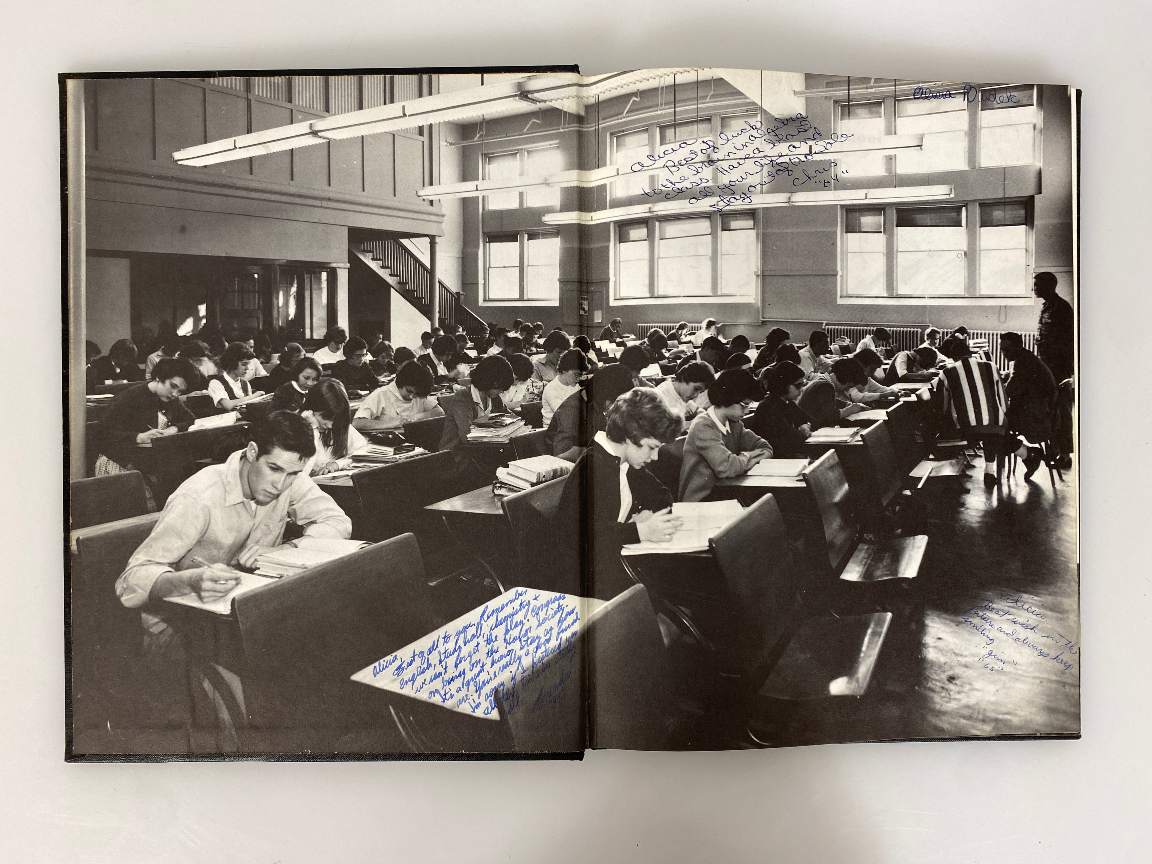 1963 Petoskey High School Yearbook "Petosegan" Petoskey Michigan HC
