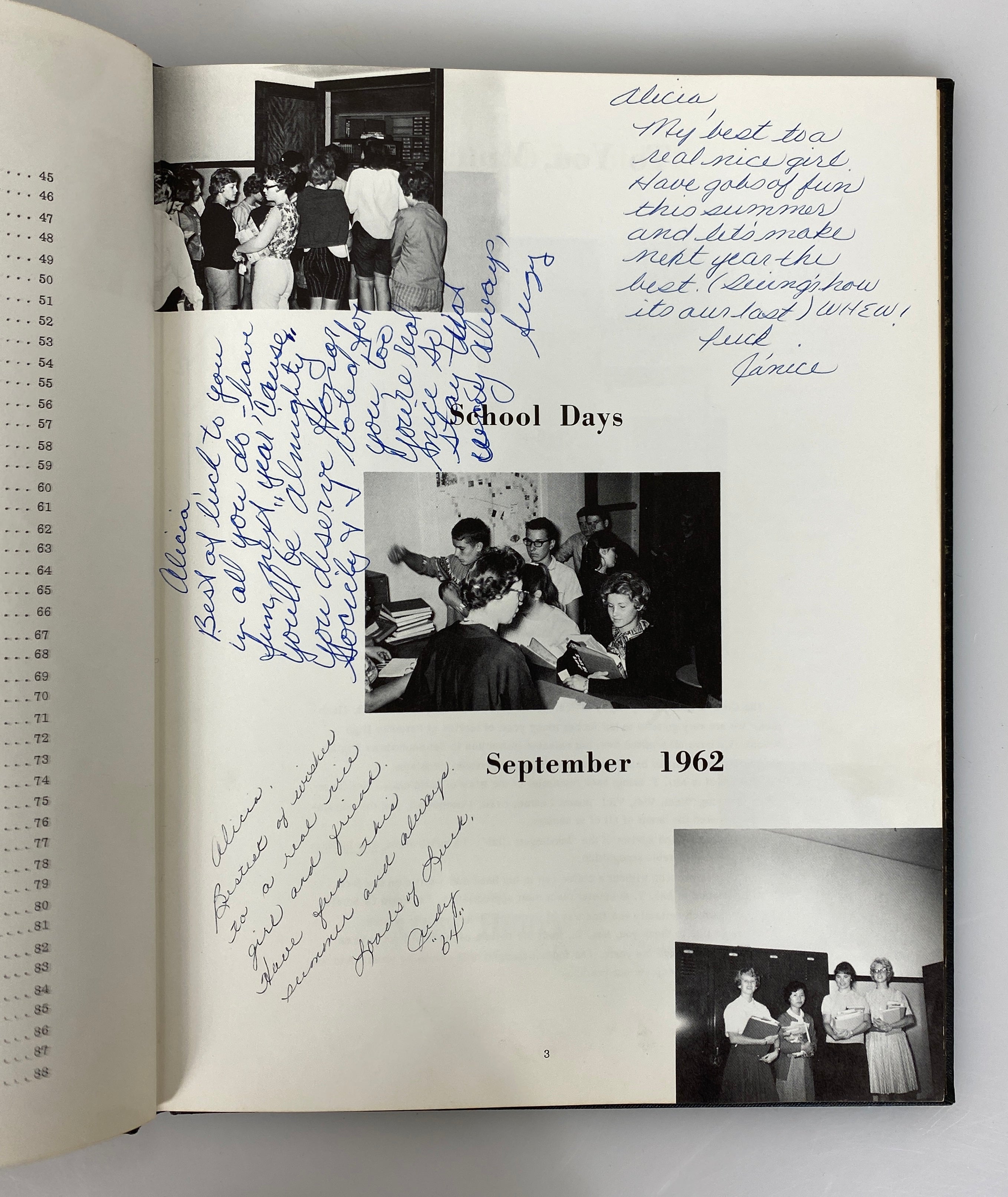 1963 Petoskey High School Yearbook "Petosegan" Petoskey Michigan HC