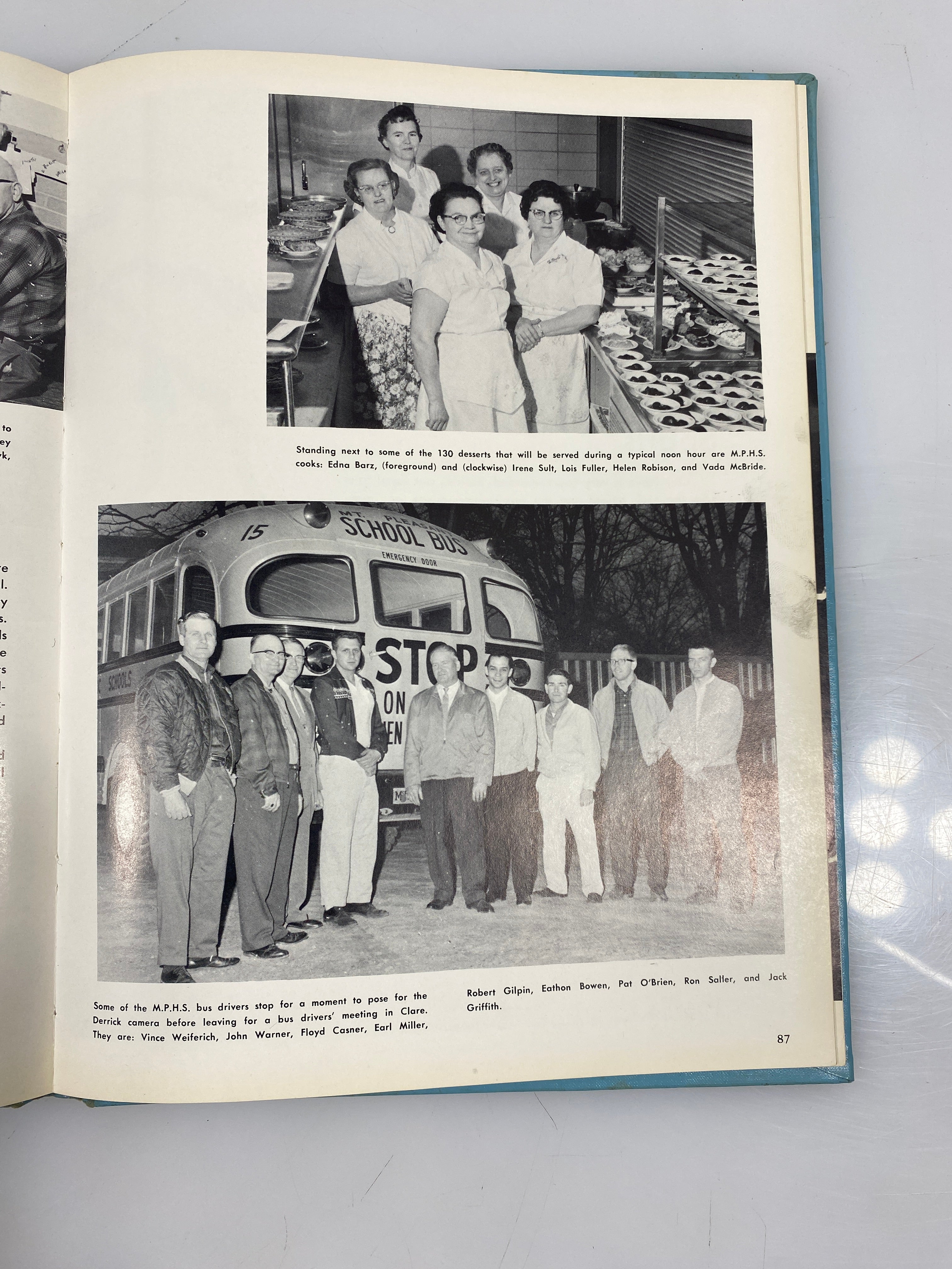 1963 "The Derrick" Mt. Pleasant High School Yearbook Mt. Pleasant Michigan