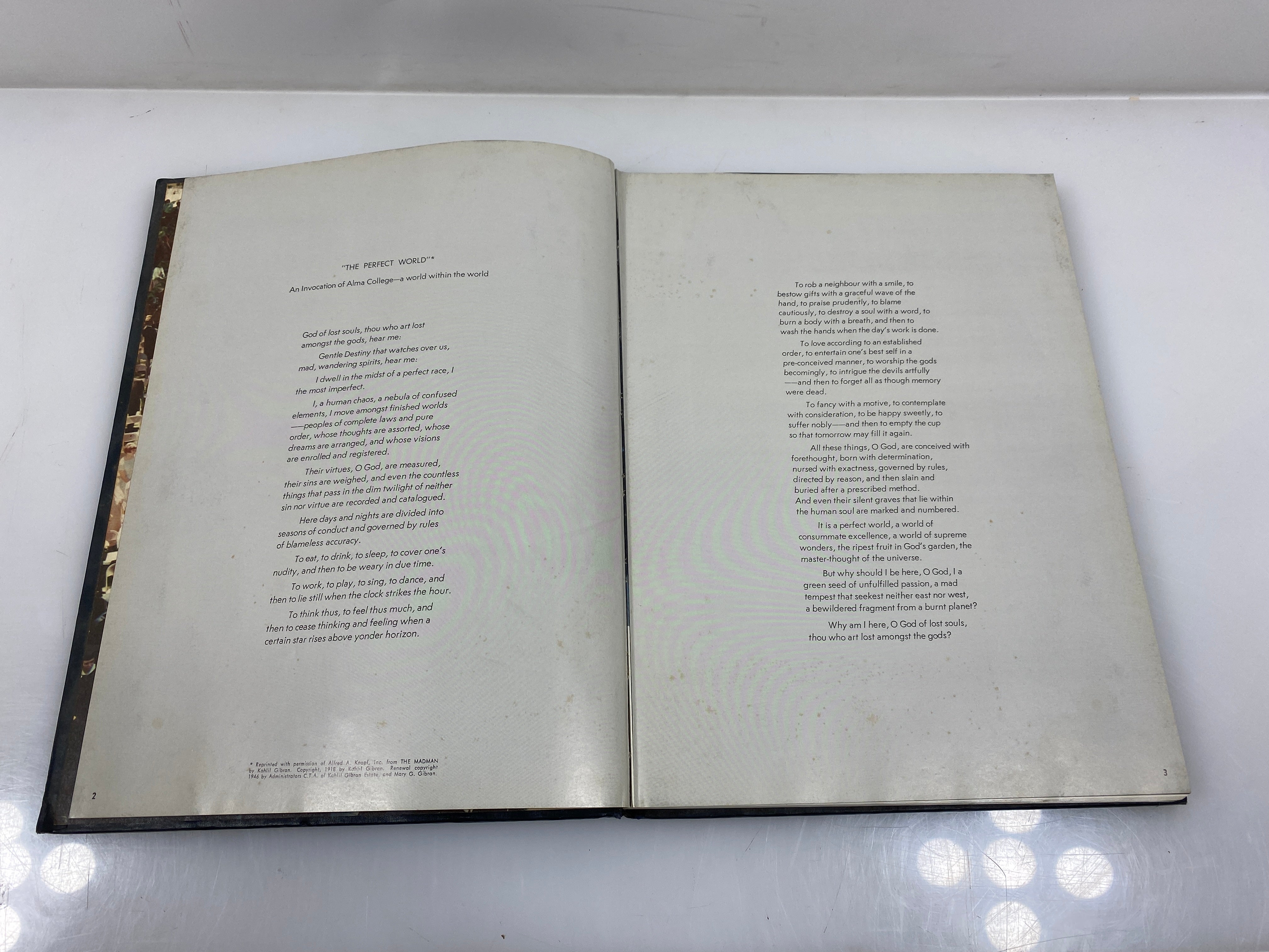 1964 Alma College "Scotsman" Yearbook Alma Michigan HC