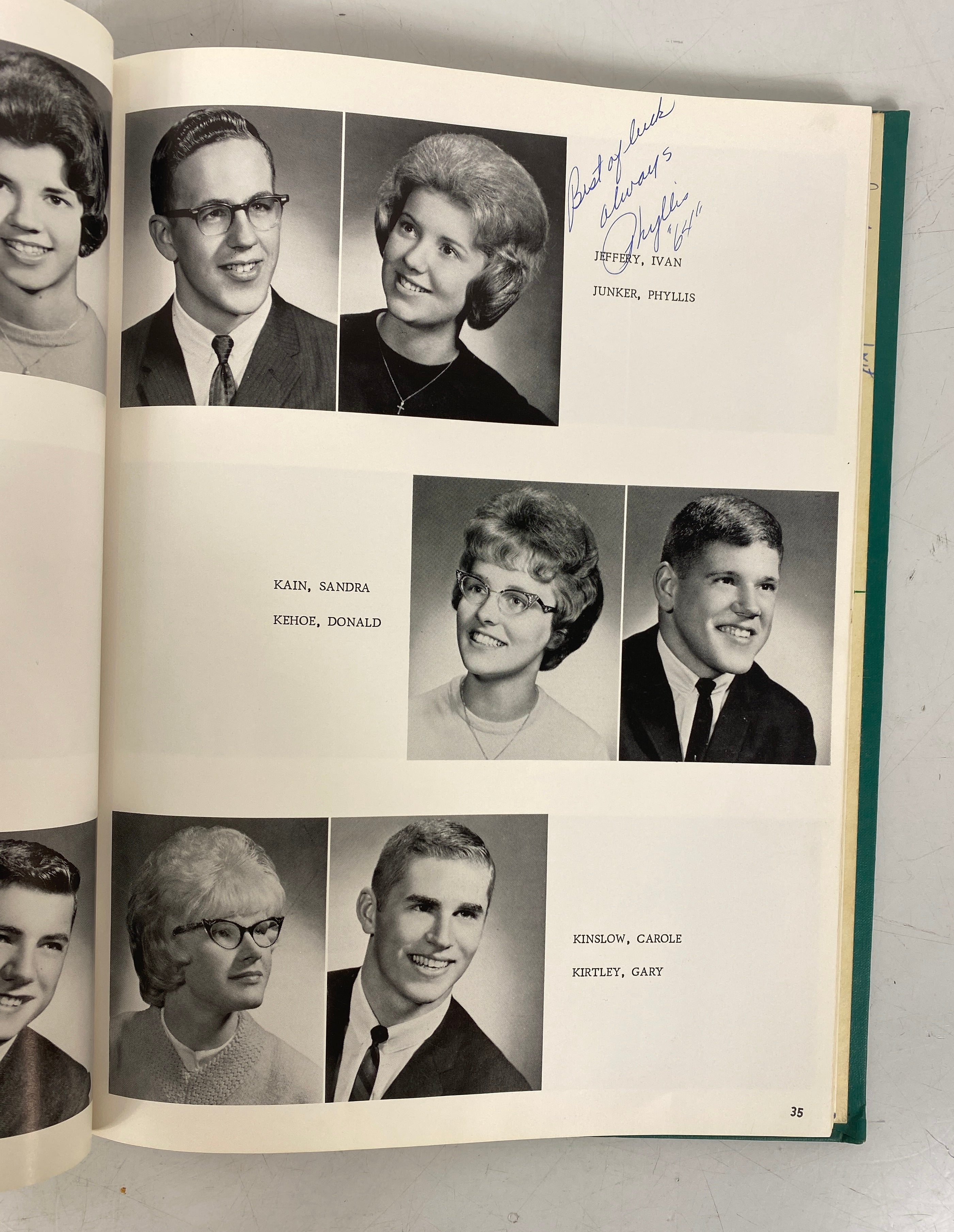 1964 Bronson High School Yearbook Bronson Michigan HC
