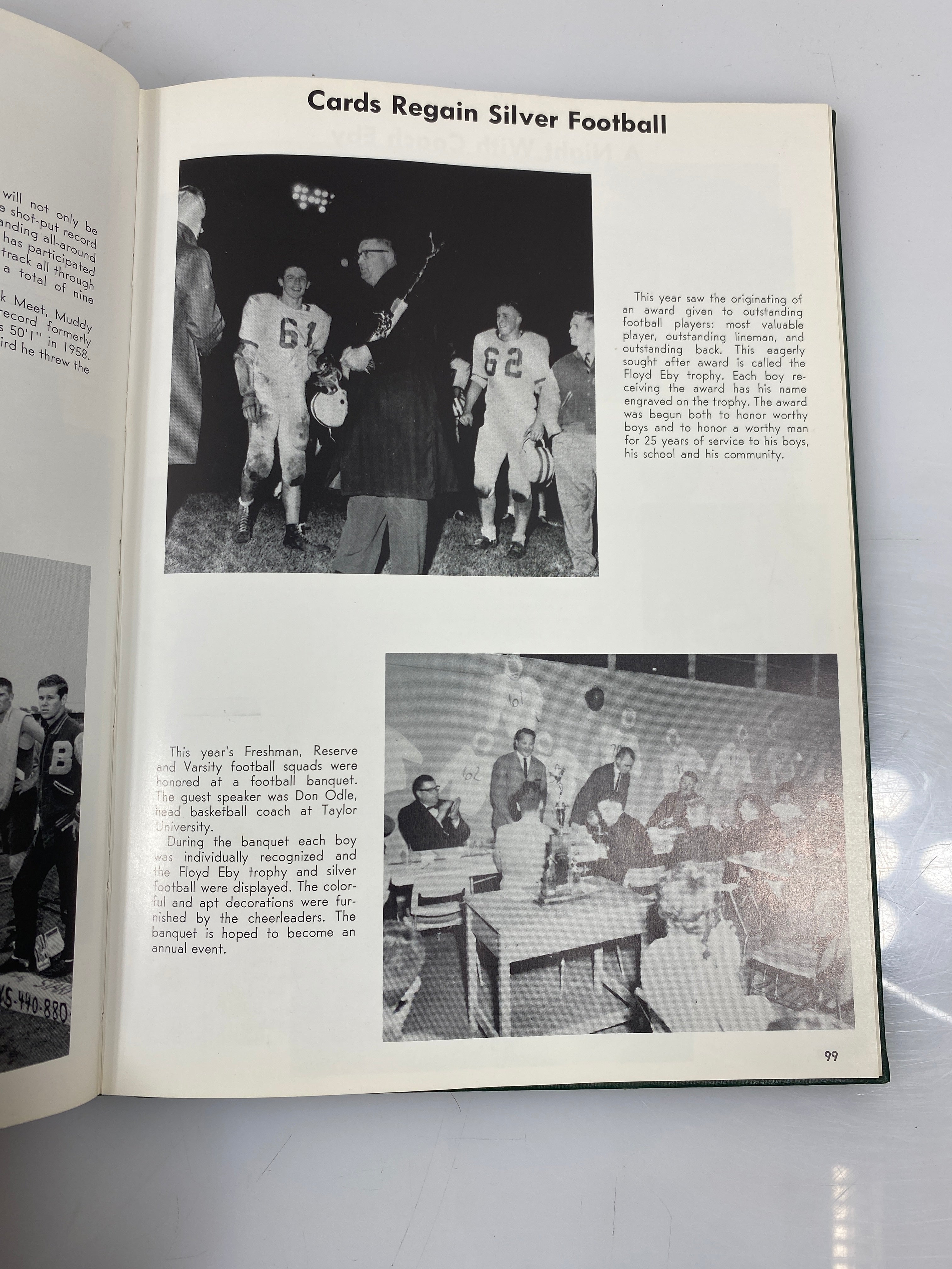 1964 Coldwater High School Yearbook "Cardinal" Coldwater Michigan HC