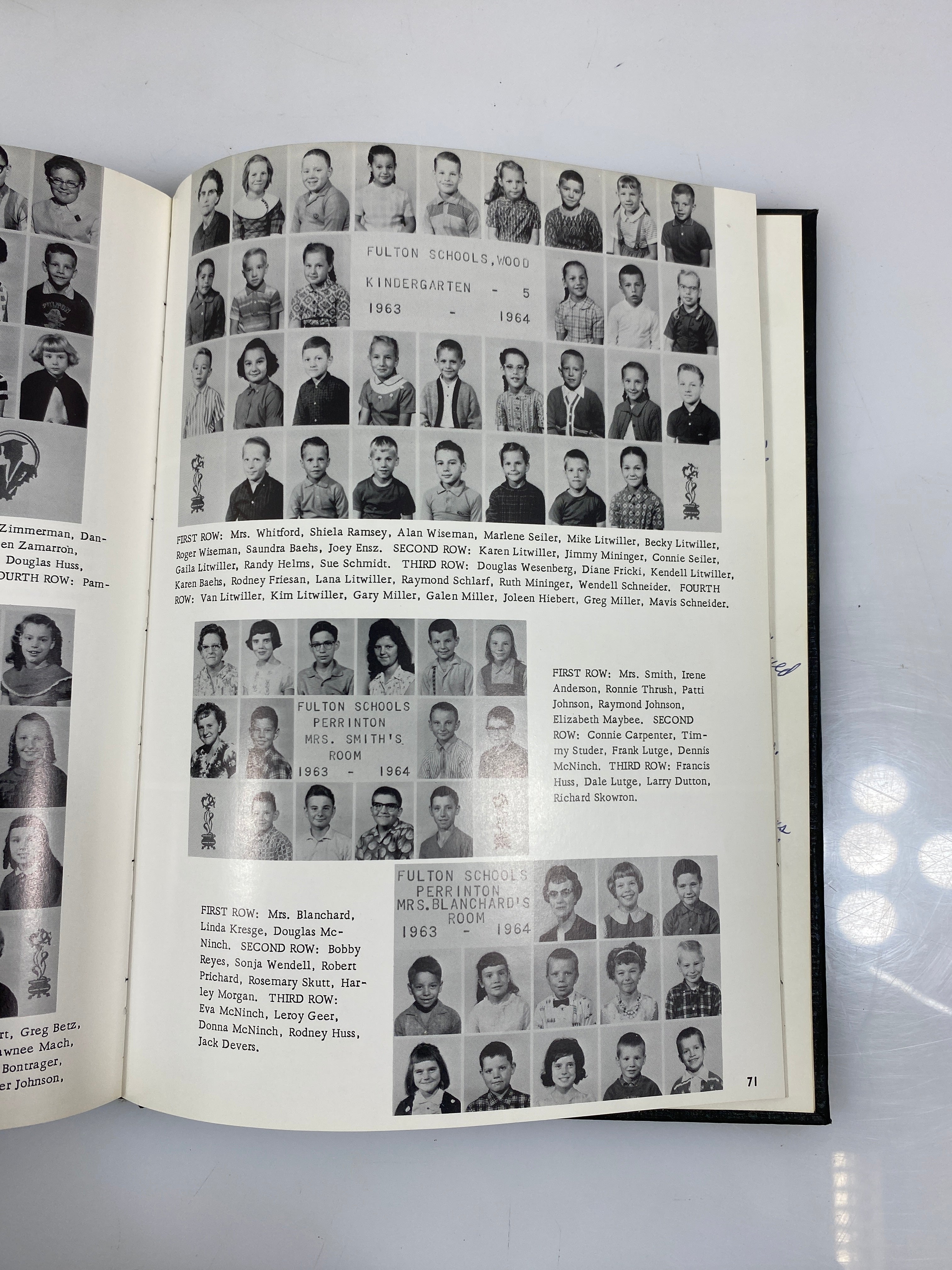 1964 Fulton High School "Talespin" Yearbook HC, Middleton MI