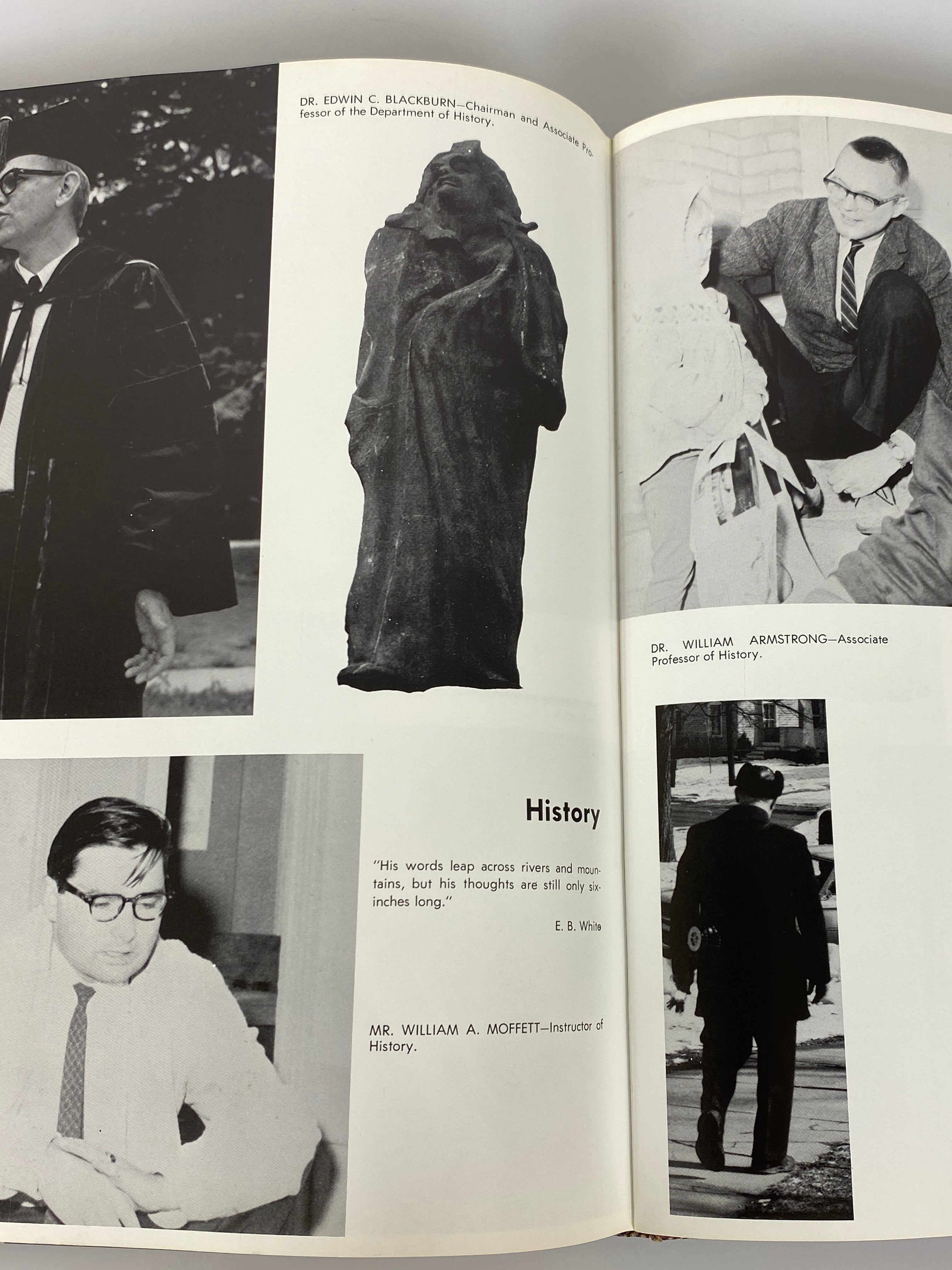 1965 Alma College "Scotsman" Yearbook Alma Michigan HC