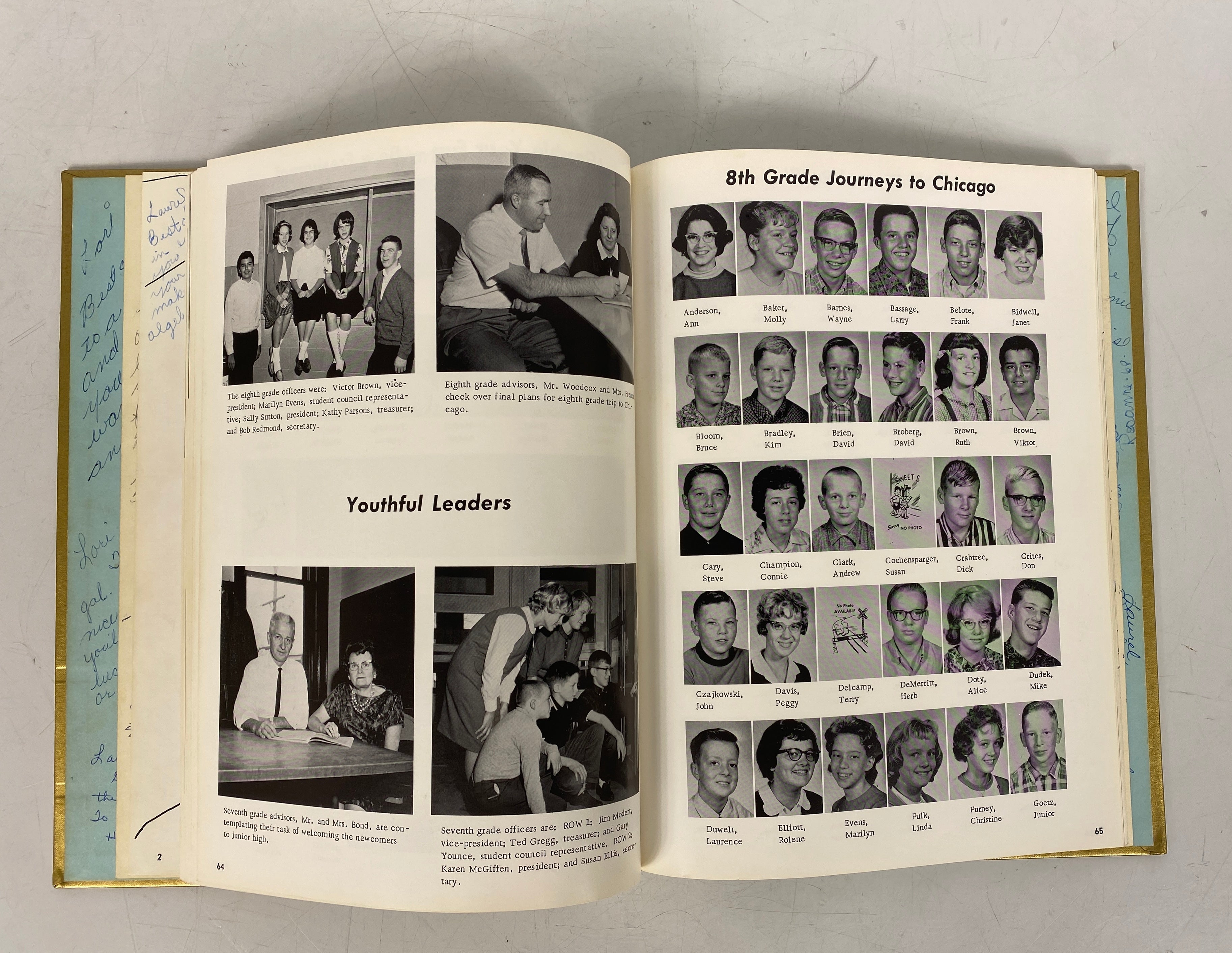 1965 Bronson High School Yearbook Bronson Michigan HC