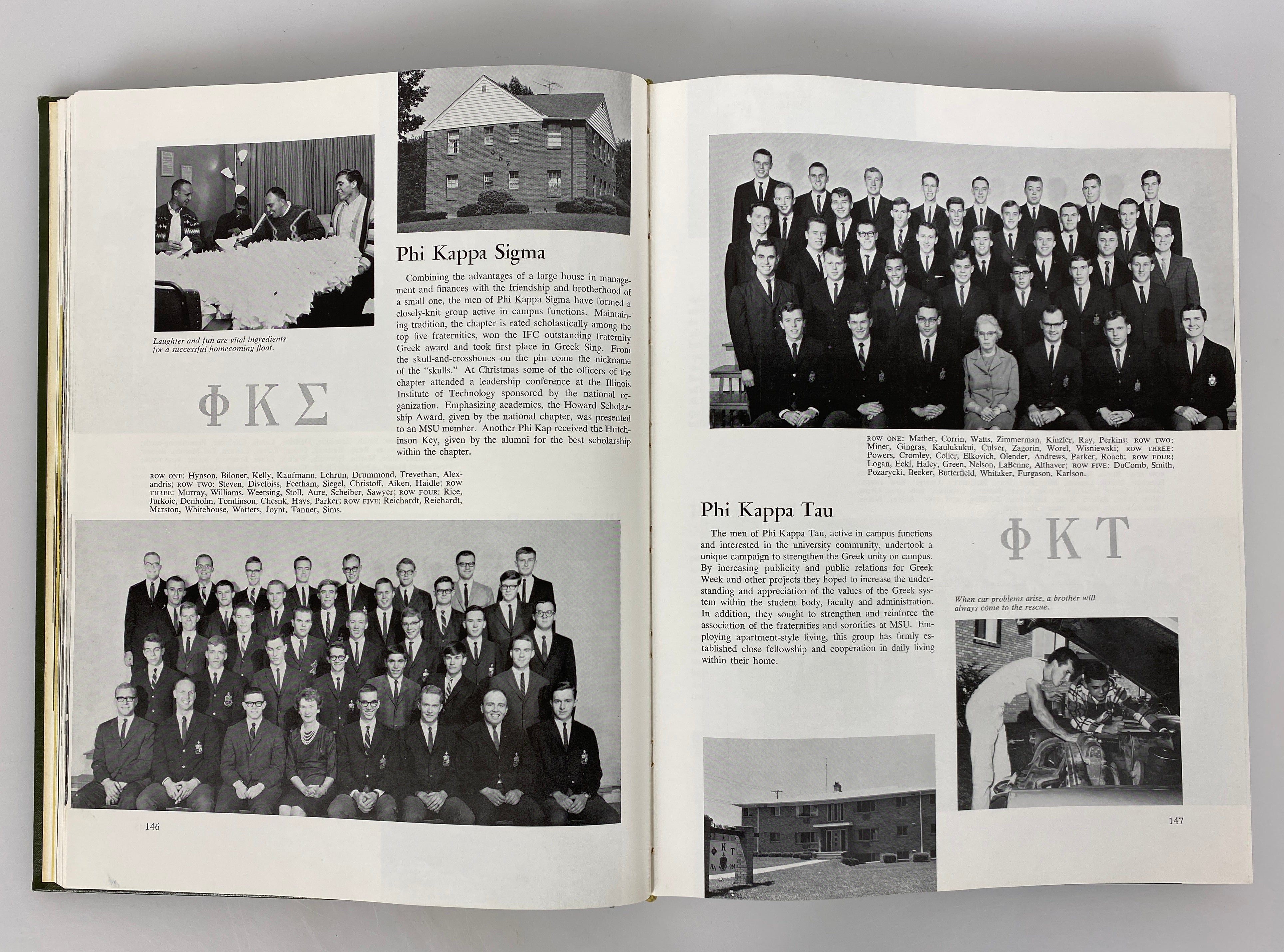 1965 Michigan State University "Wolverine" Yearbook HC