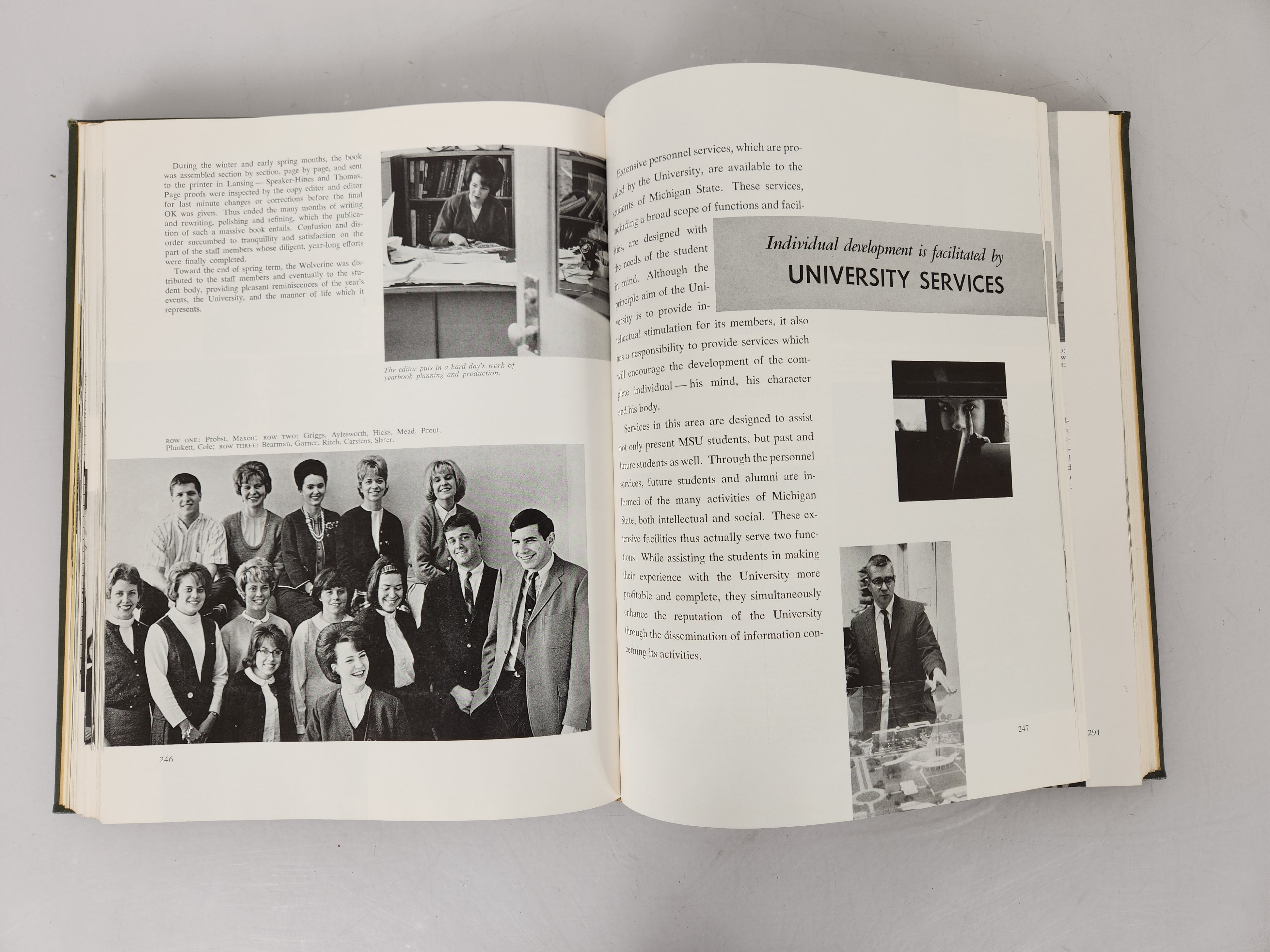 1965 Michigan State University Yearbook Wolverine