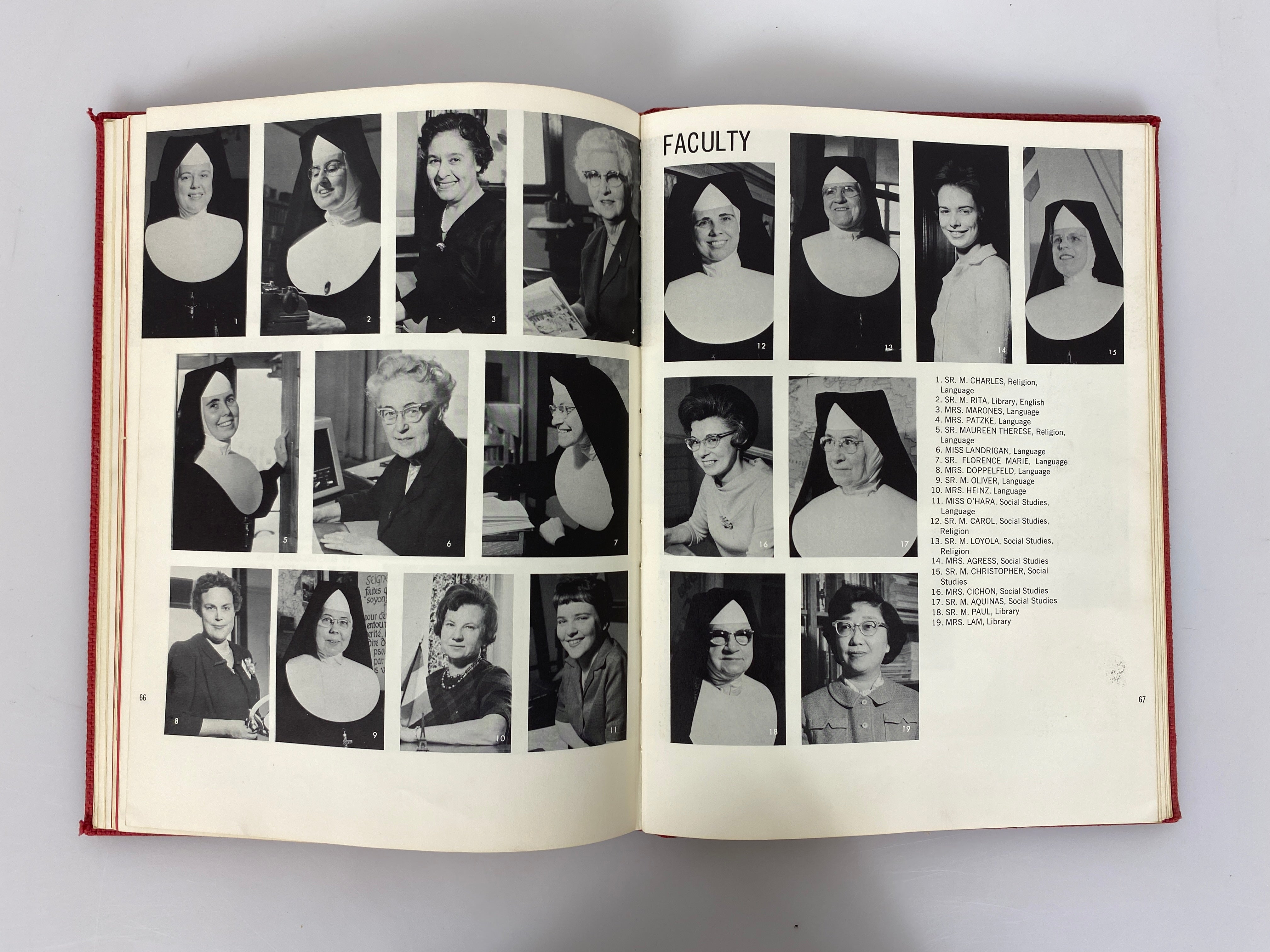 1965 Nazareth Academy Yearbook "Alexine" La Grange Park Illinois HC