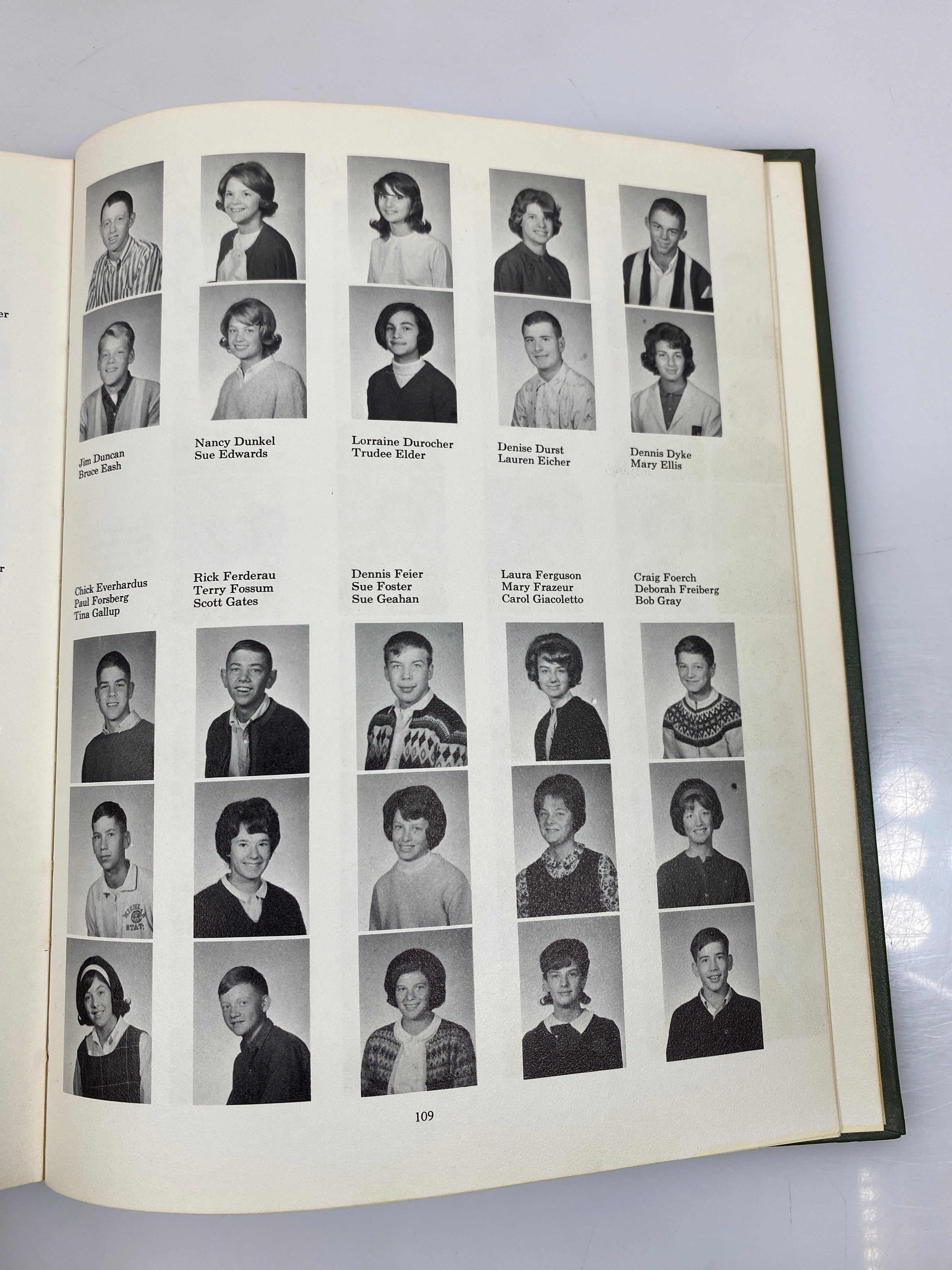 1965 Okemos High School Yearbook "Tomahawk" Okemos Michigan HC