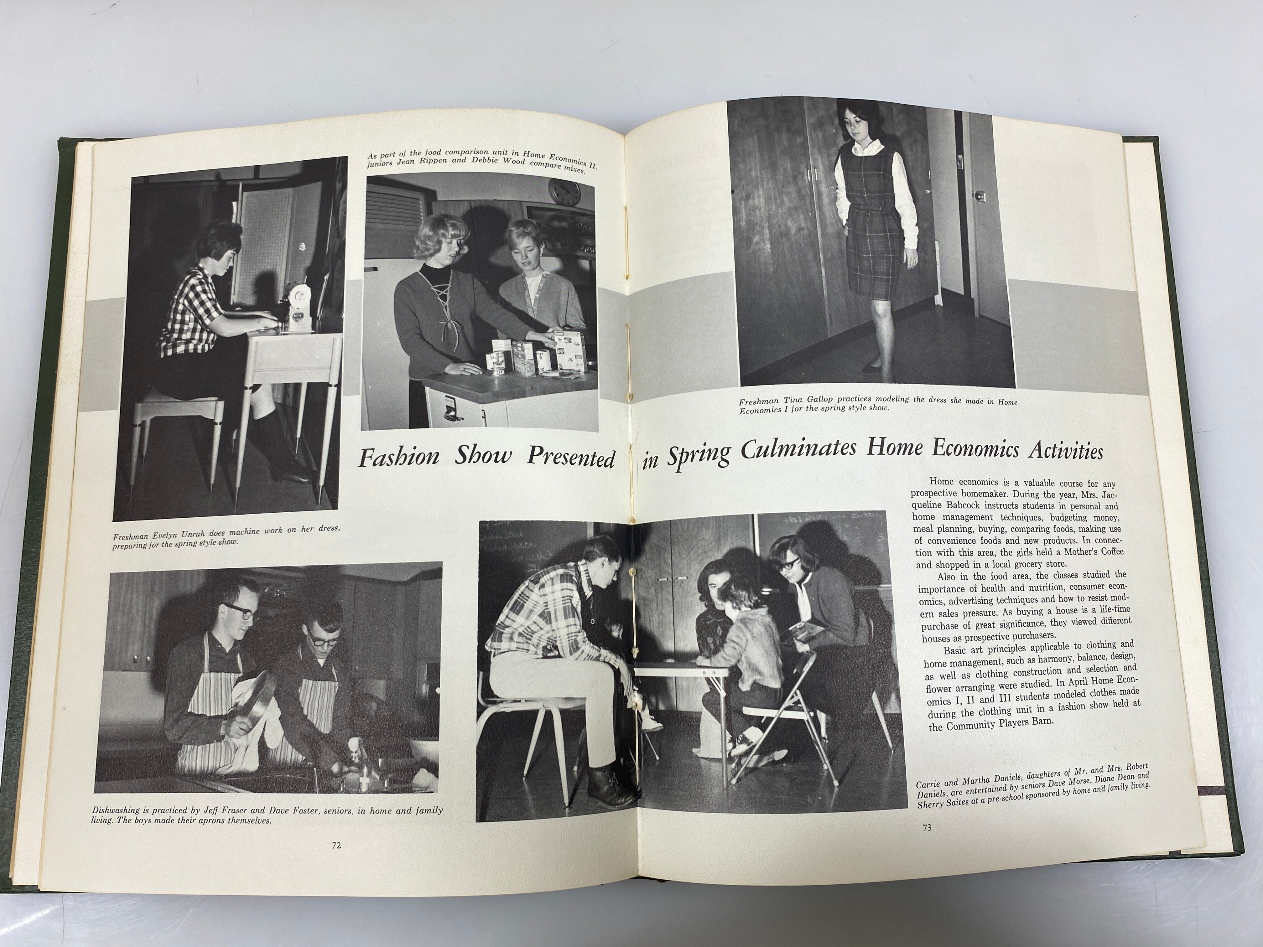 1965 Okemos High School Yearbook "Tomahawk" Okemos Michigan HC