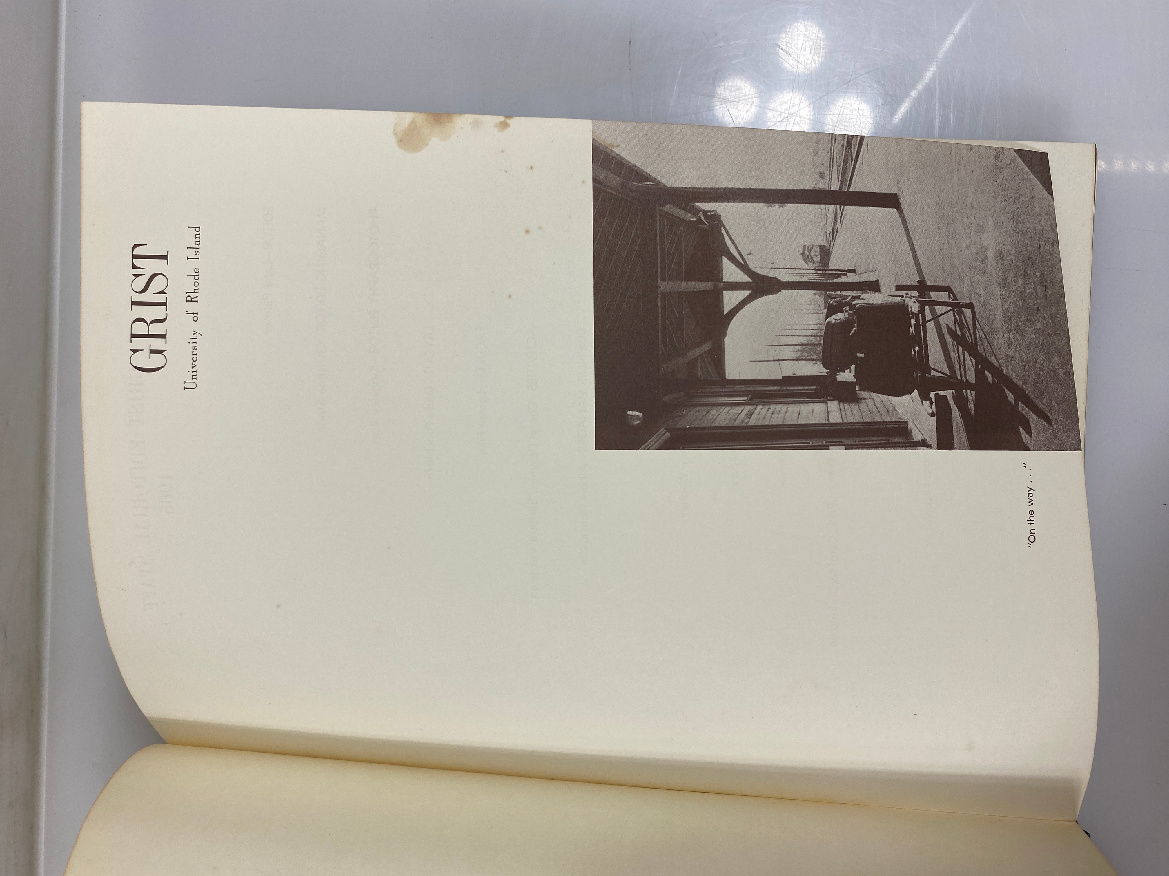 1965 University of Rhode Island Yearbook "Grist" Kingston RI HC