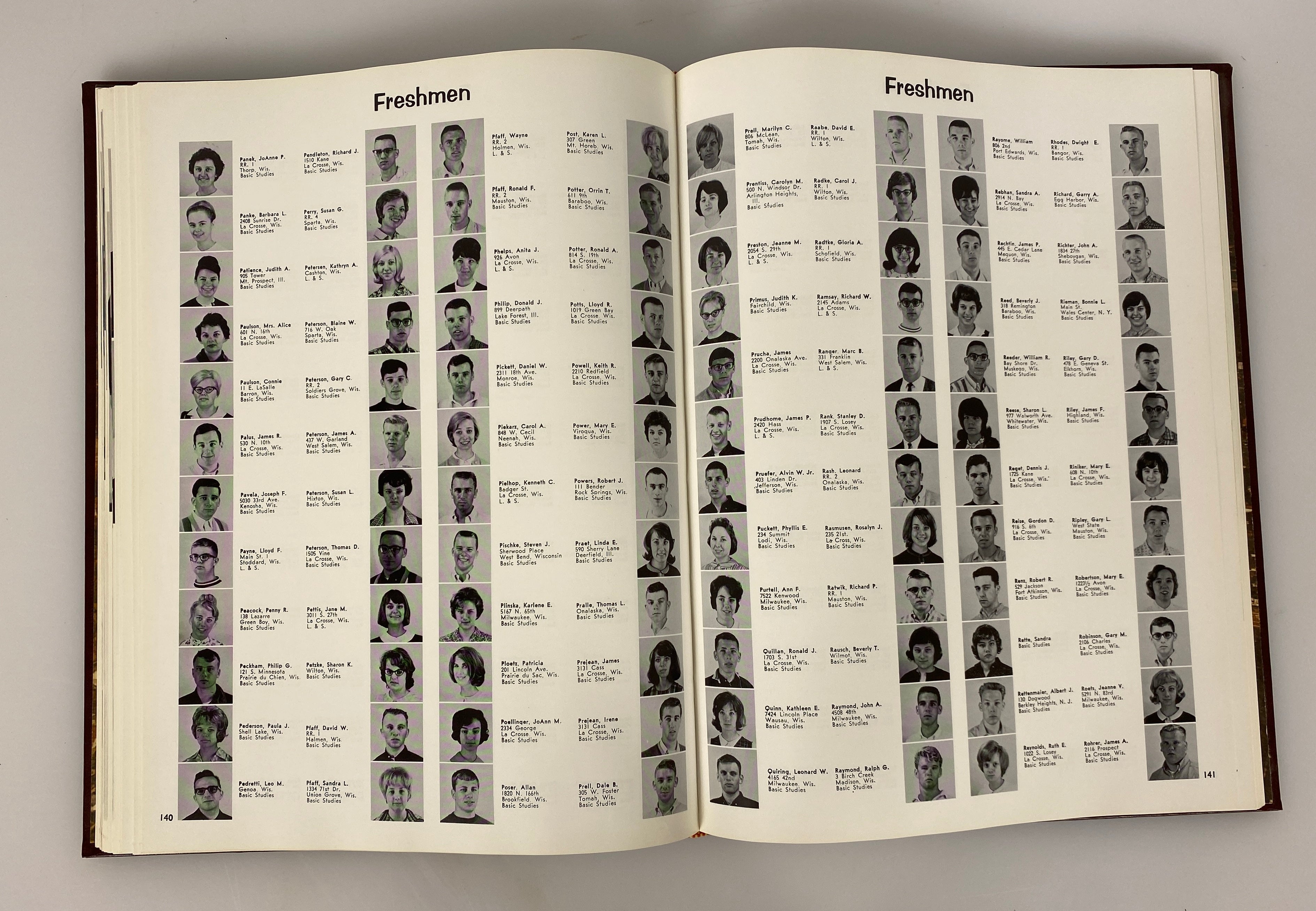1965 Wisconsin State University La Crosse Yearbook HC