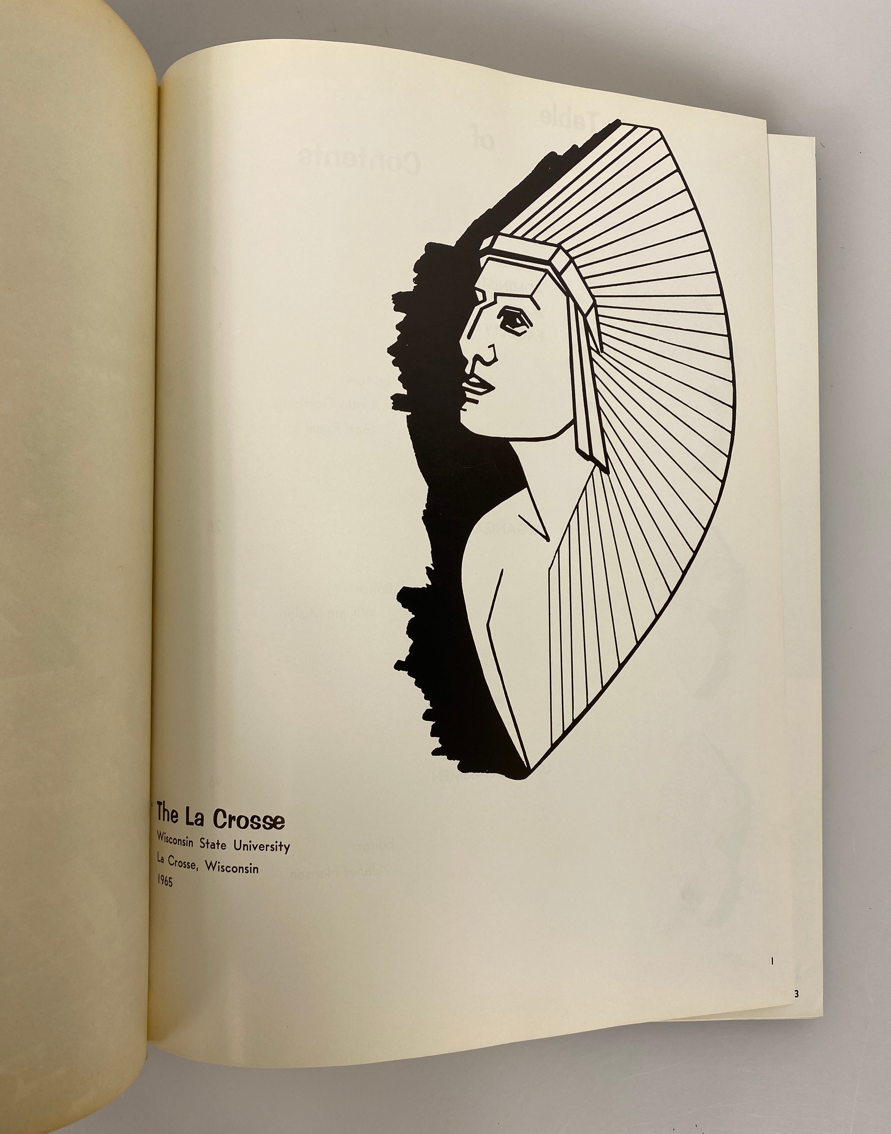 1965 Wisconsin State University La Crosse Yearbook HC
