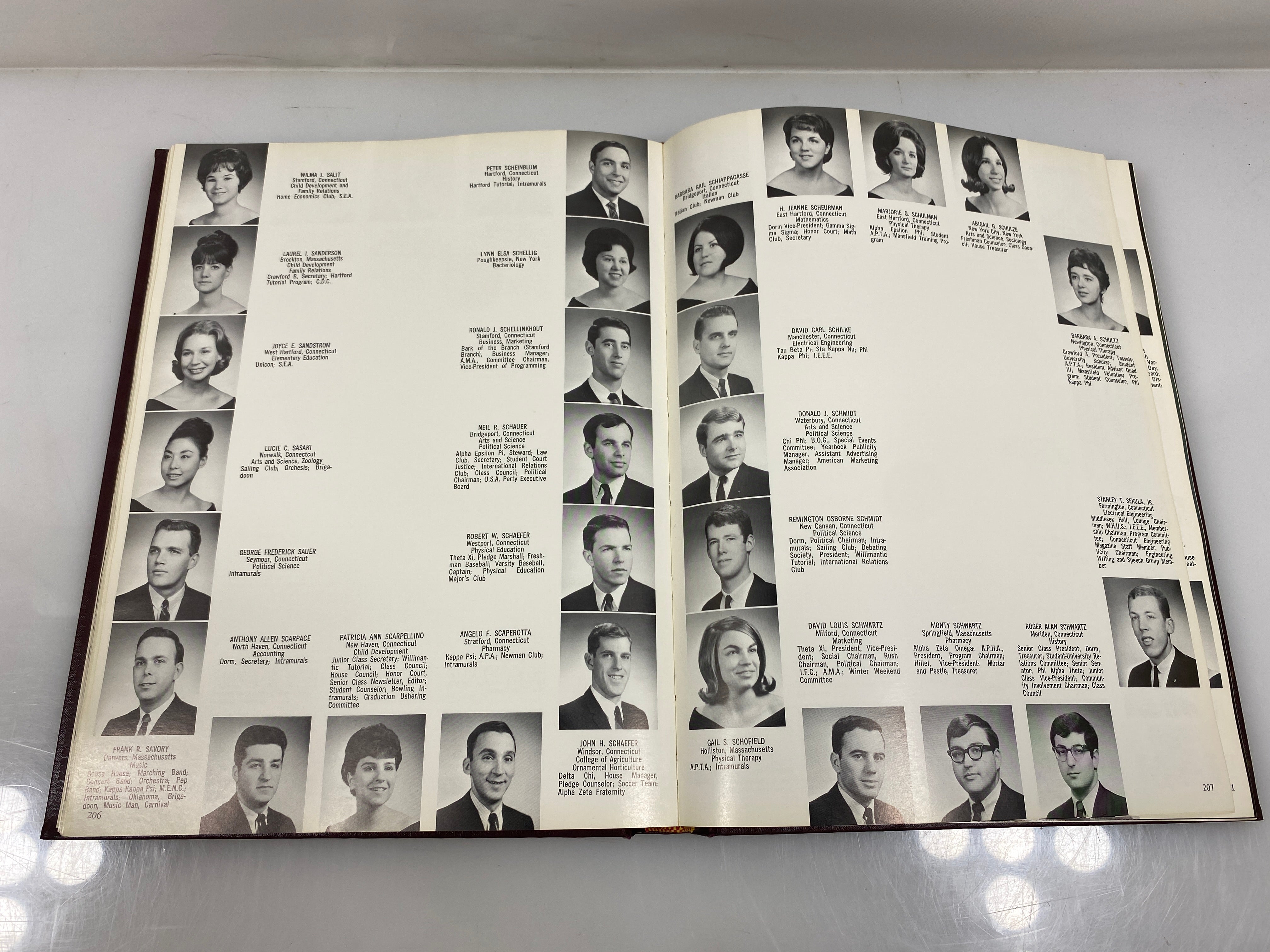 1966 'Nutmeg' University of Connecticut Yearbook Storrs, CT HC
