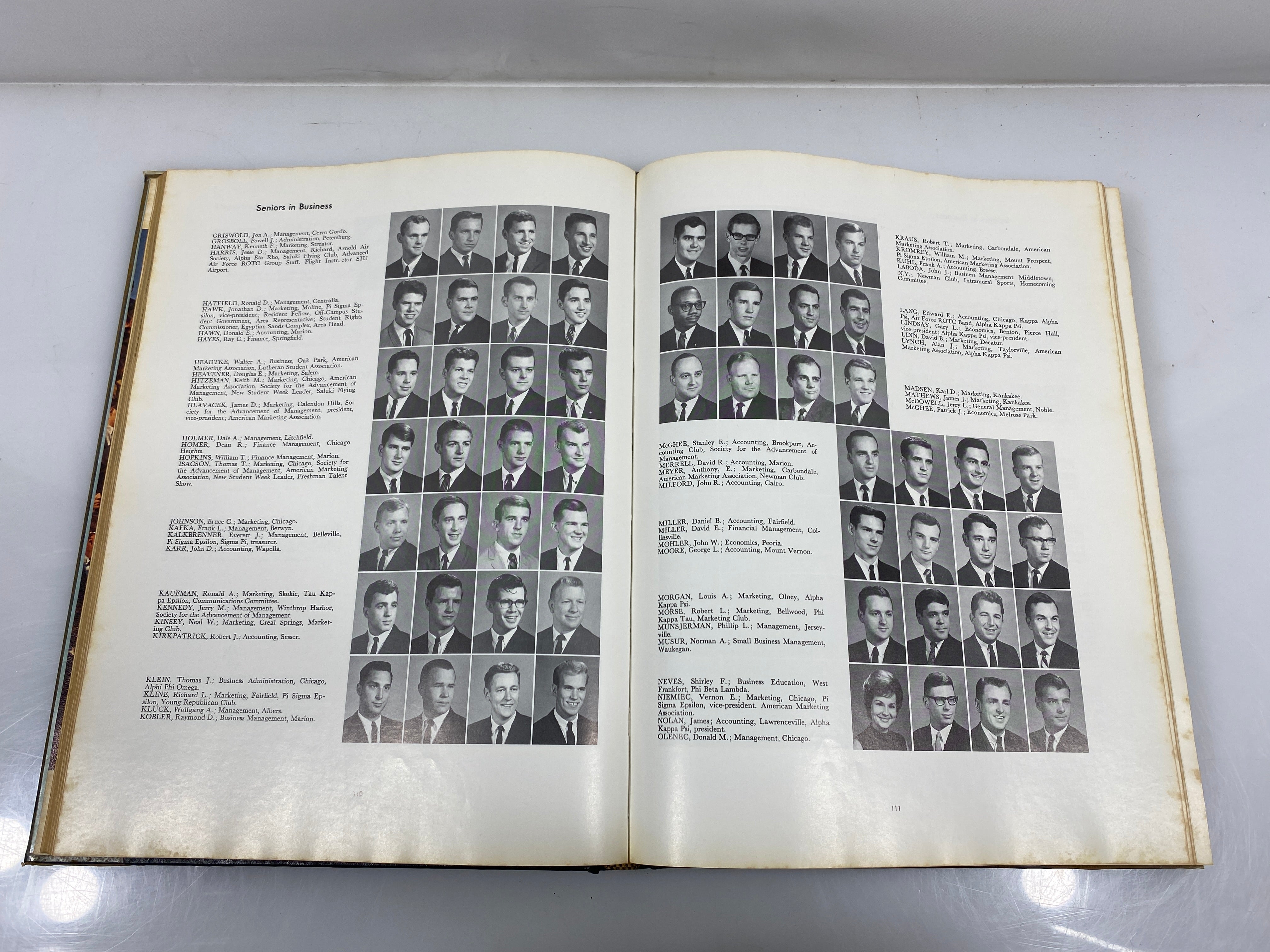 1966 "Obelisk" Southern Illinois University Yearbook Carbondale, IL. HC