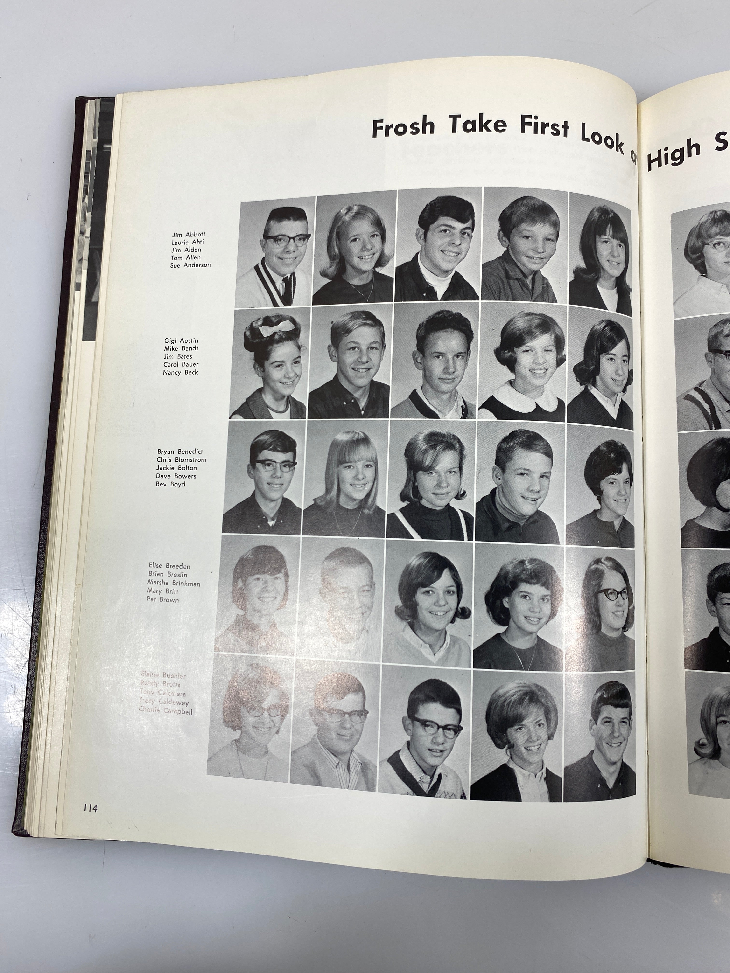 1966 Okemos High School Yearbook "Tomahawk" Okemos Michigan HC