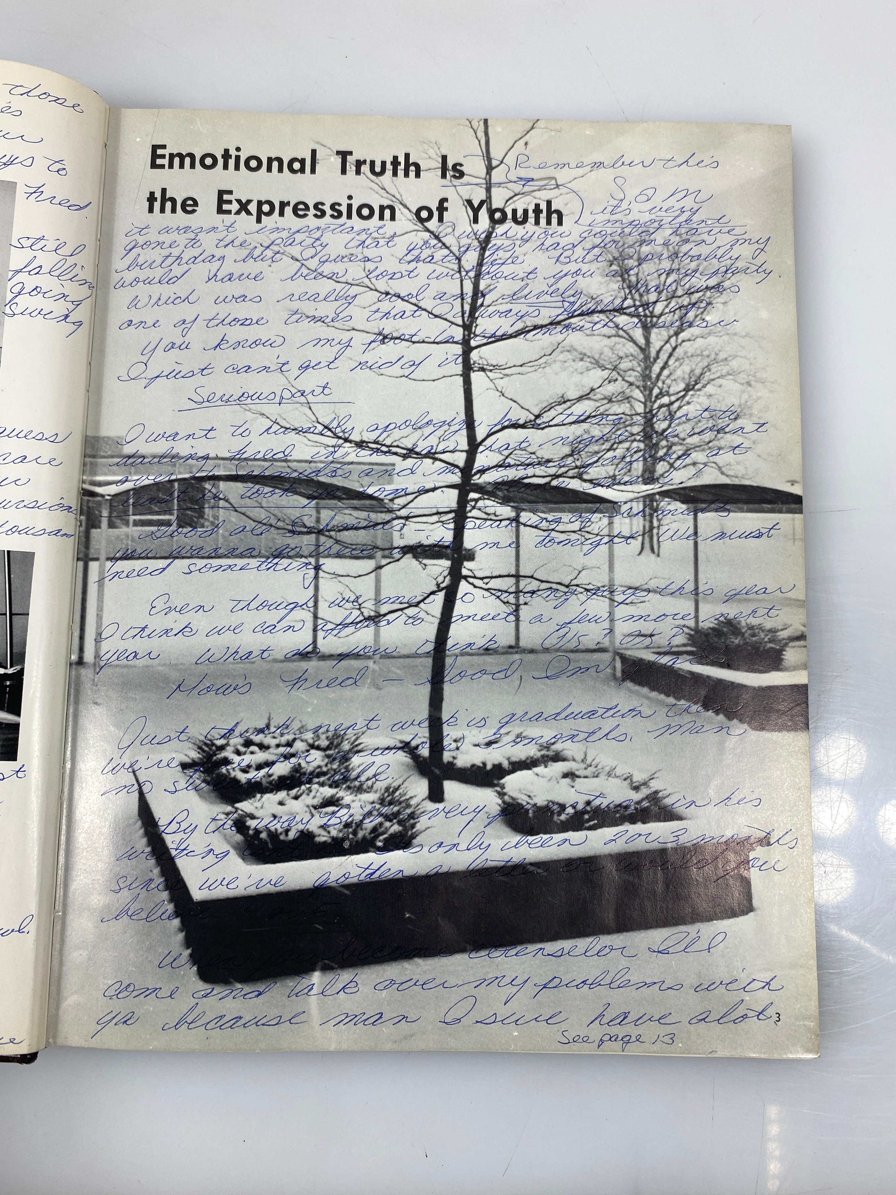 1966 Okemos High School Yearbook "Tomahawk" Okemos Michigan HC