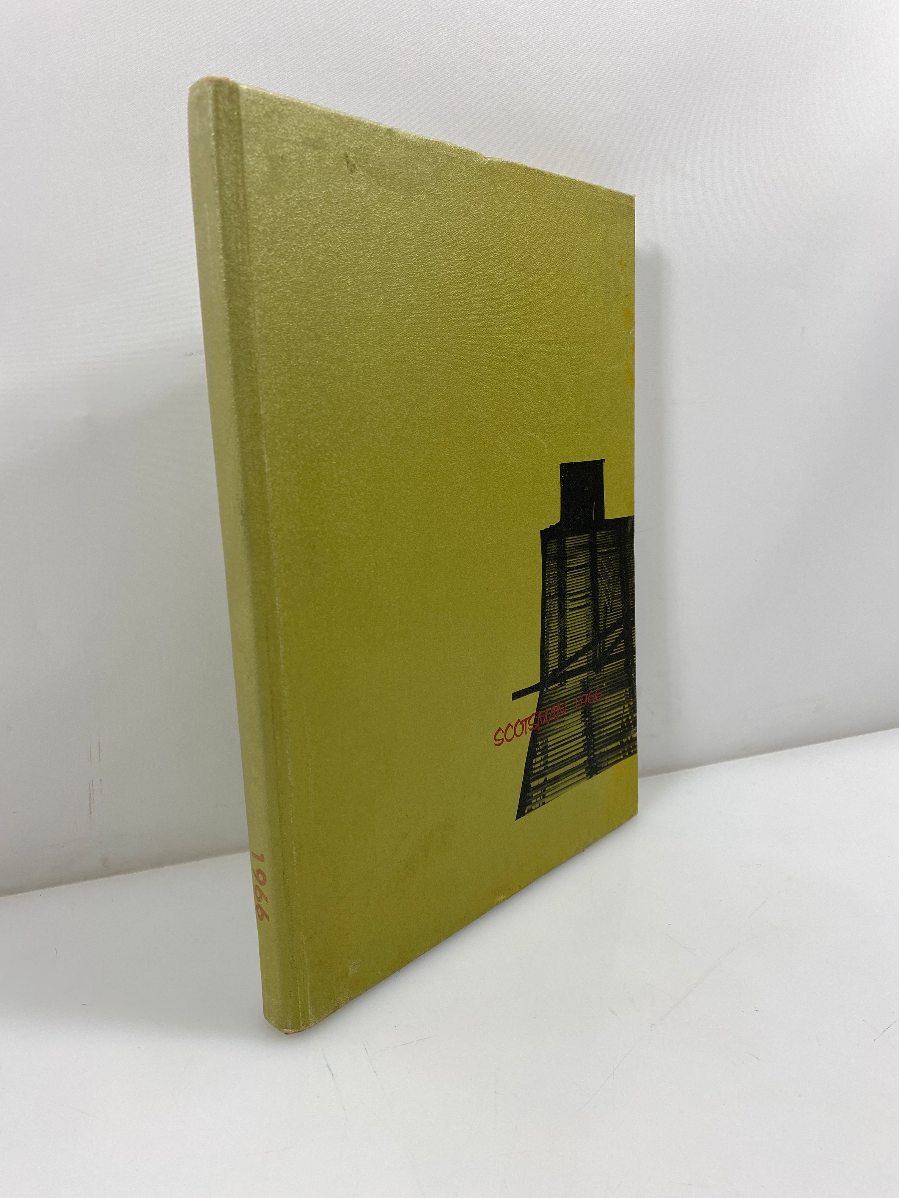 1966 "Scotsman" Alma College Yearbook Alma MI.