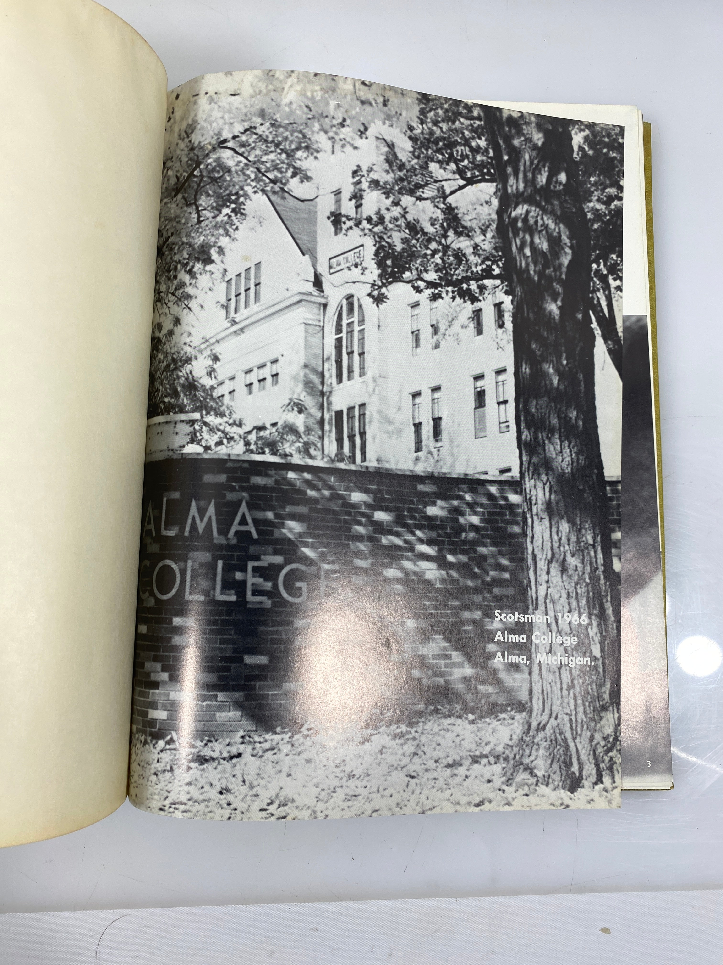 1966 "Scotsman" Alma College Yearbook Alma MI.