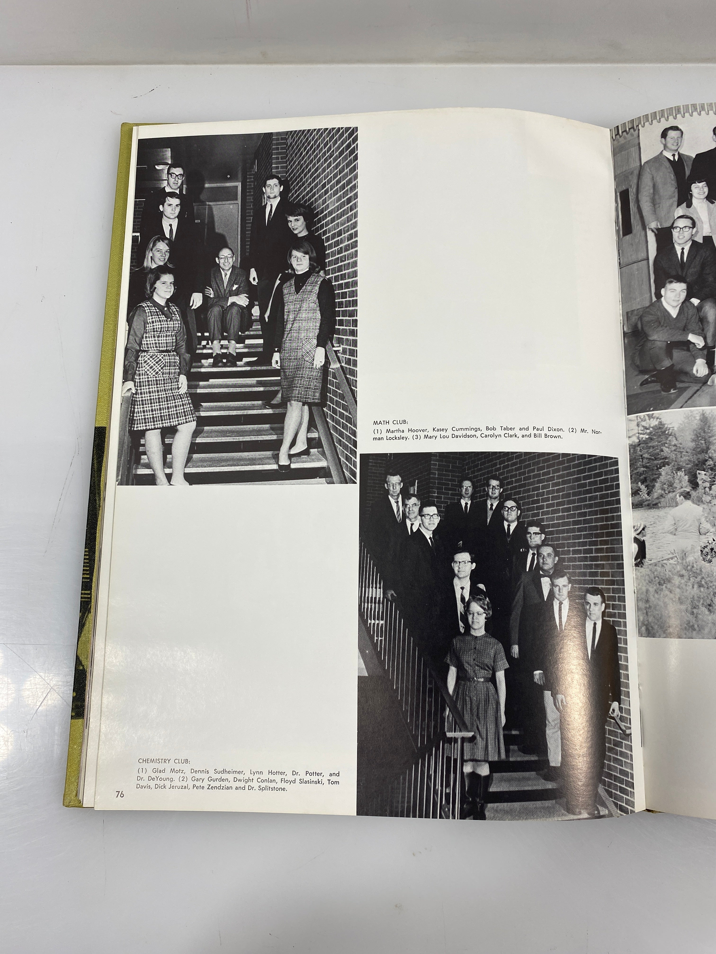 1966 "Scotsman" Alma College Yearbook Alma MI.