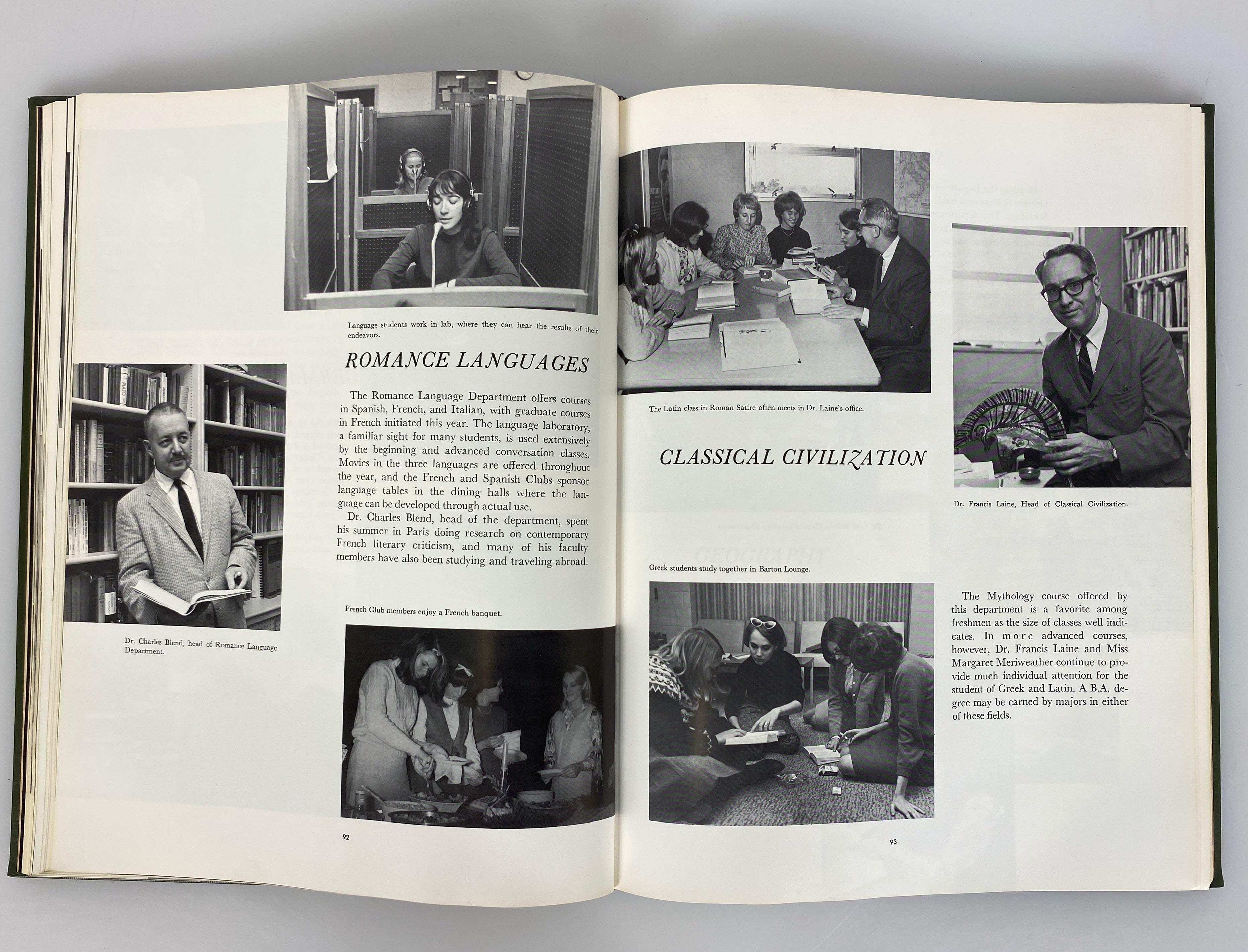 1966 University of North Carolina Greensboro Yearbook "Pine Needles" HC