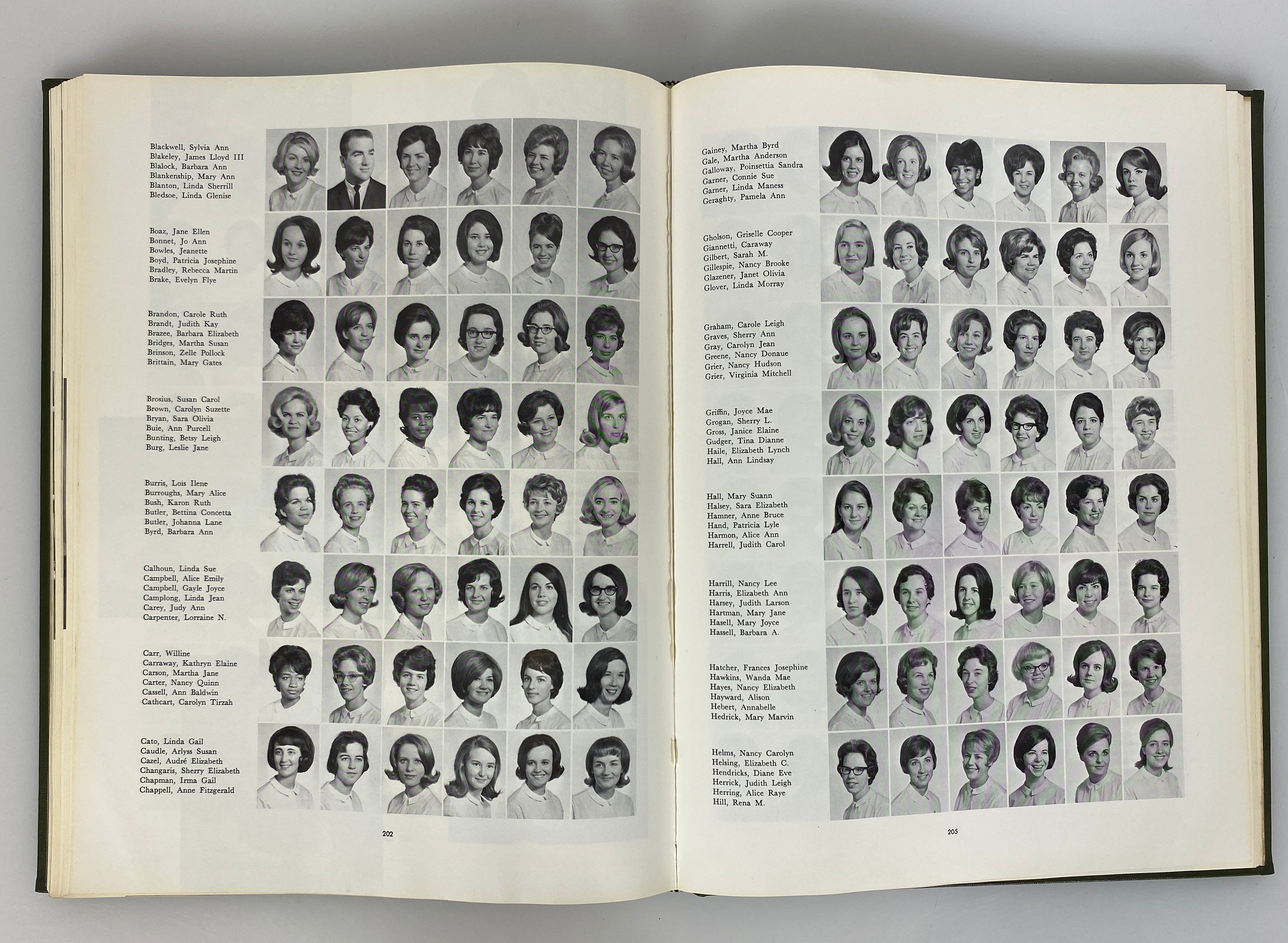1966 University of North Carolina Greensboro Yearbook "Pine Needles" HC