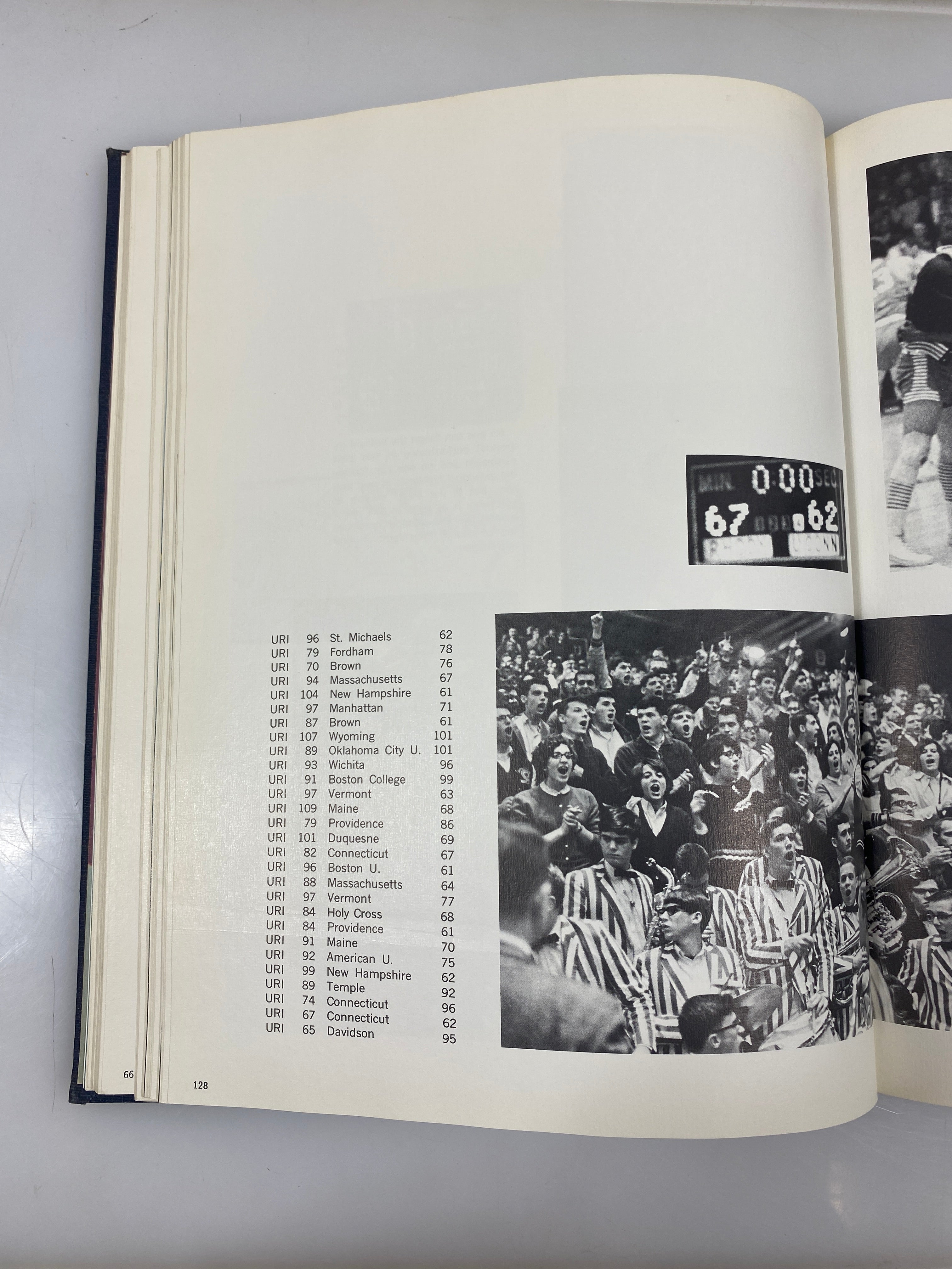 1966 University of Rhode Island Yearbook "Grist" Kingston RI HC